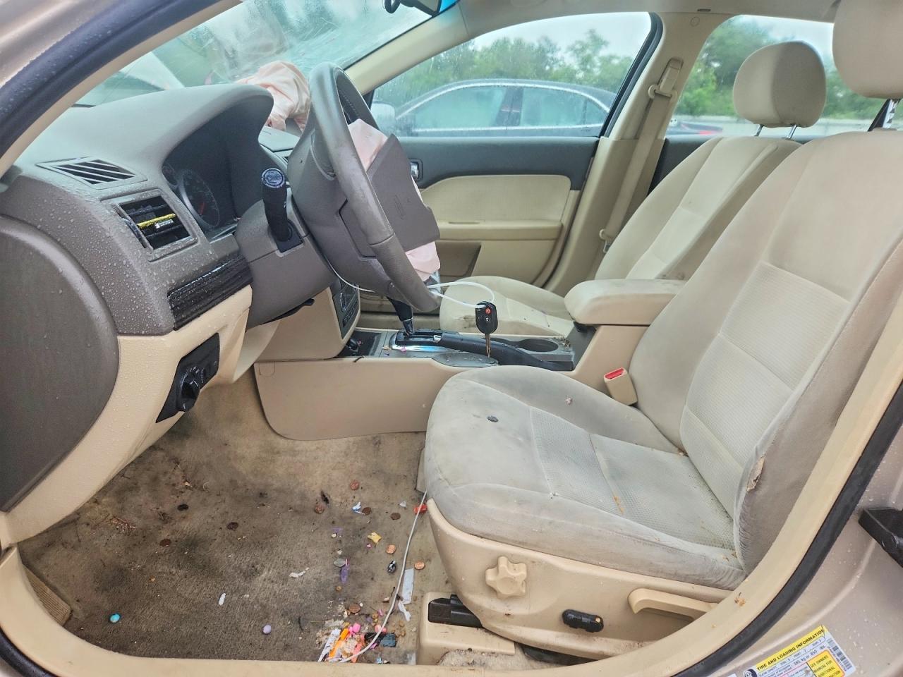 2008 Ford Fusion Sel Beige vin: 3FAHP08148R118758