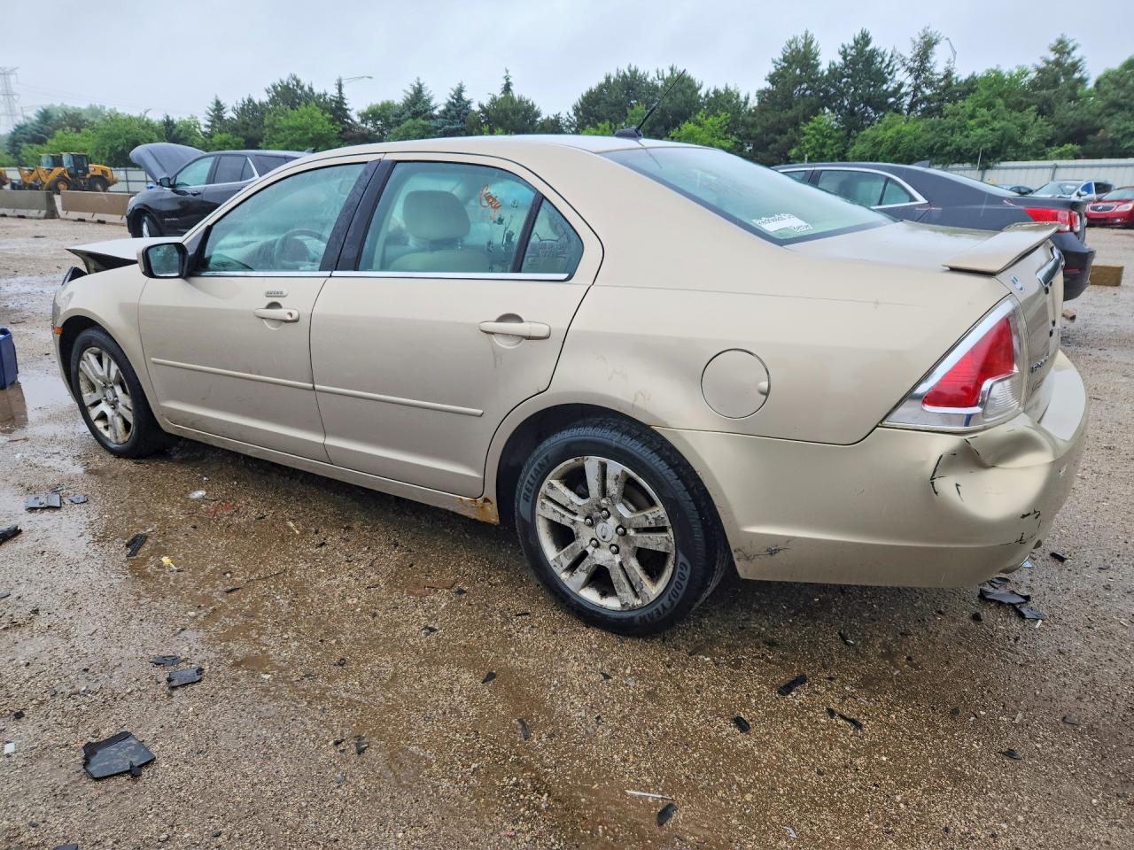 2008 Ford Fusion Sel Beige vin: 3FAHP08148R118758
