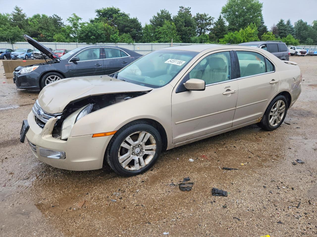 2008 Ford Fusion Sel Beige vin: 3FAHP08148R118758