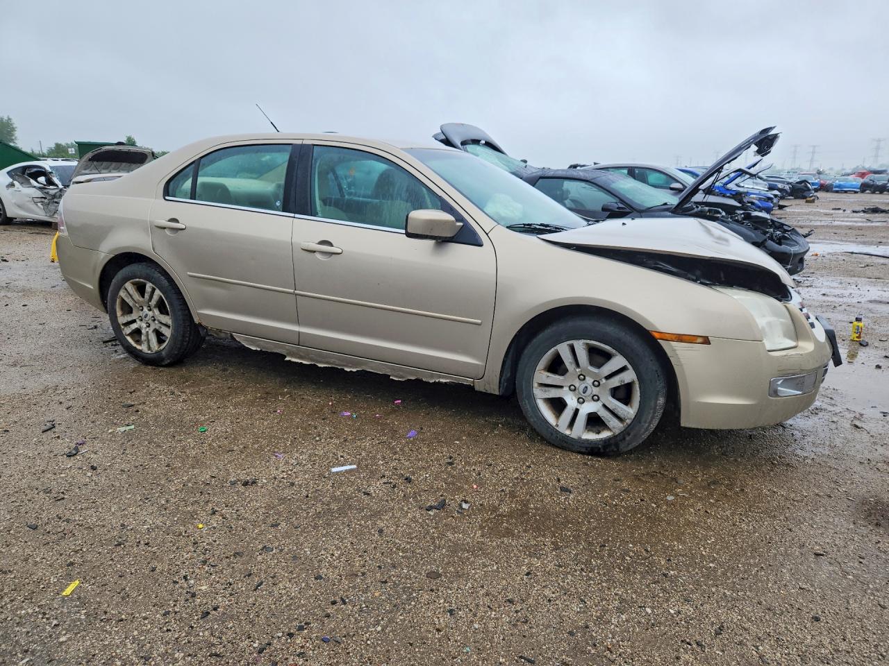 2008 Ford Fusion Sel Beige vin: 3FAHP08148R118758