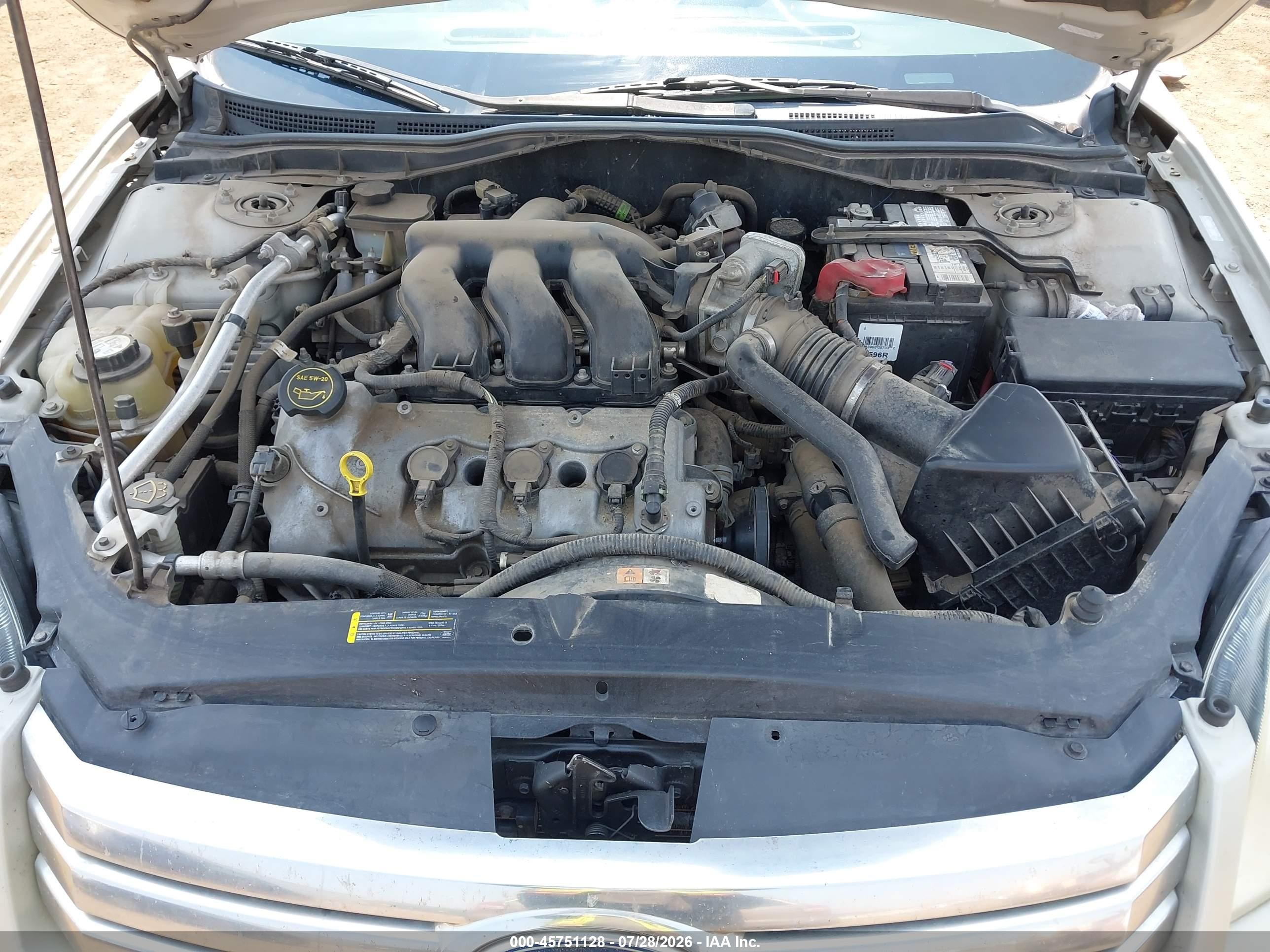 2008 Ford Fusion Sel White vin: 3FAHP08148R216320