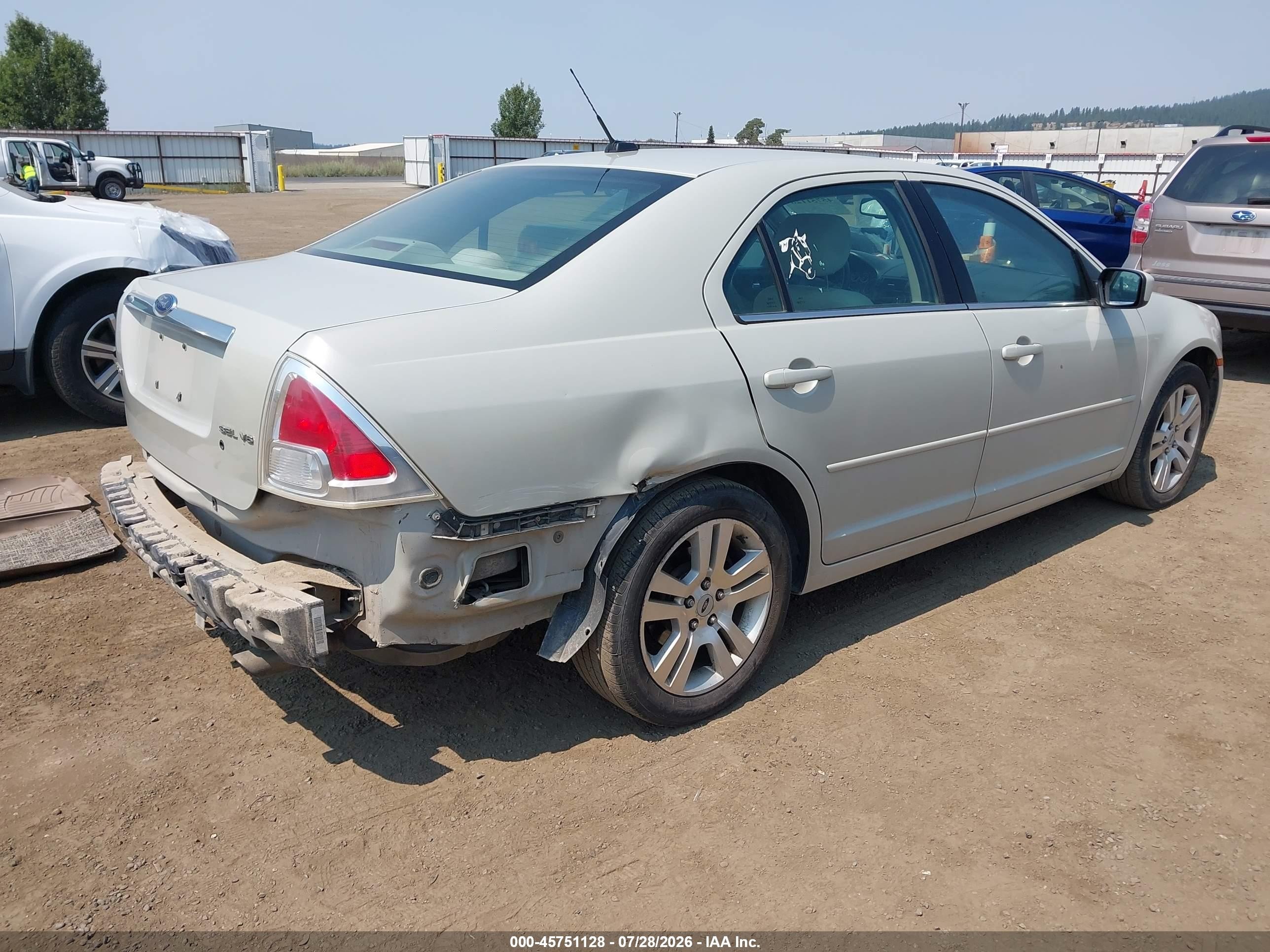 2008 Ford Fusion Sel White vin: 3FAHP08148R216320