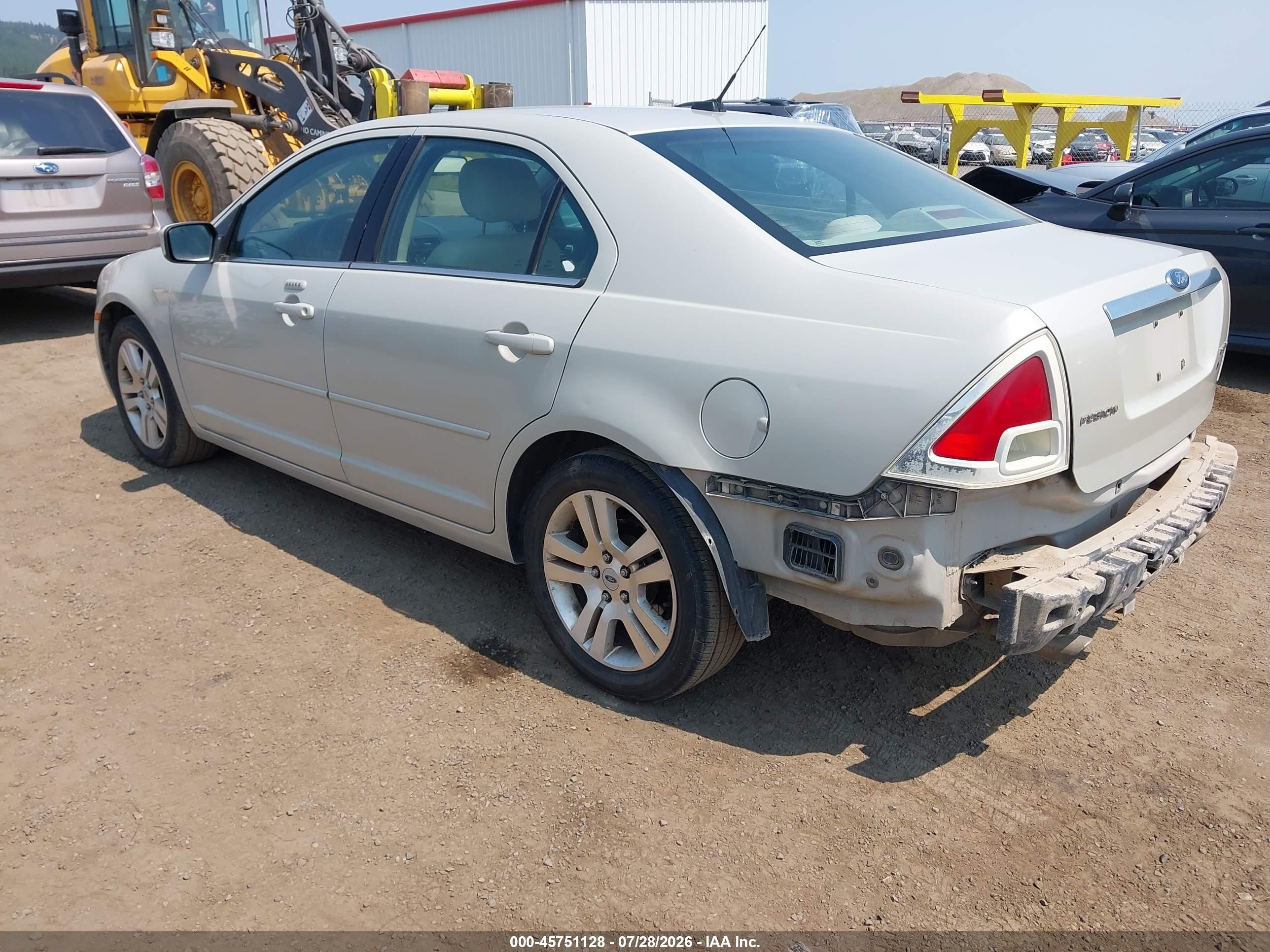 2008 Ford Fusion Sel White vin: 3FAHP08148R216320