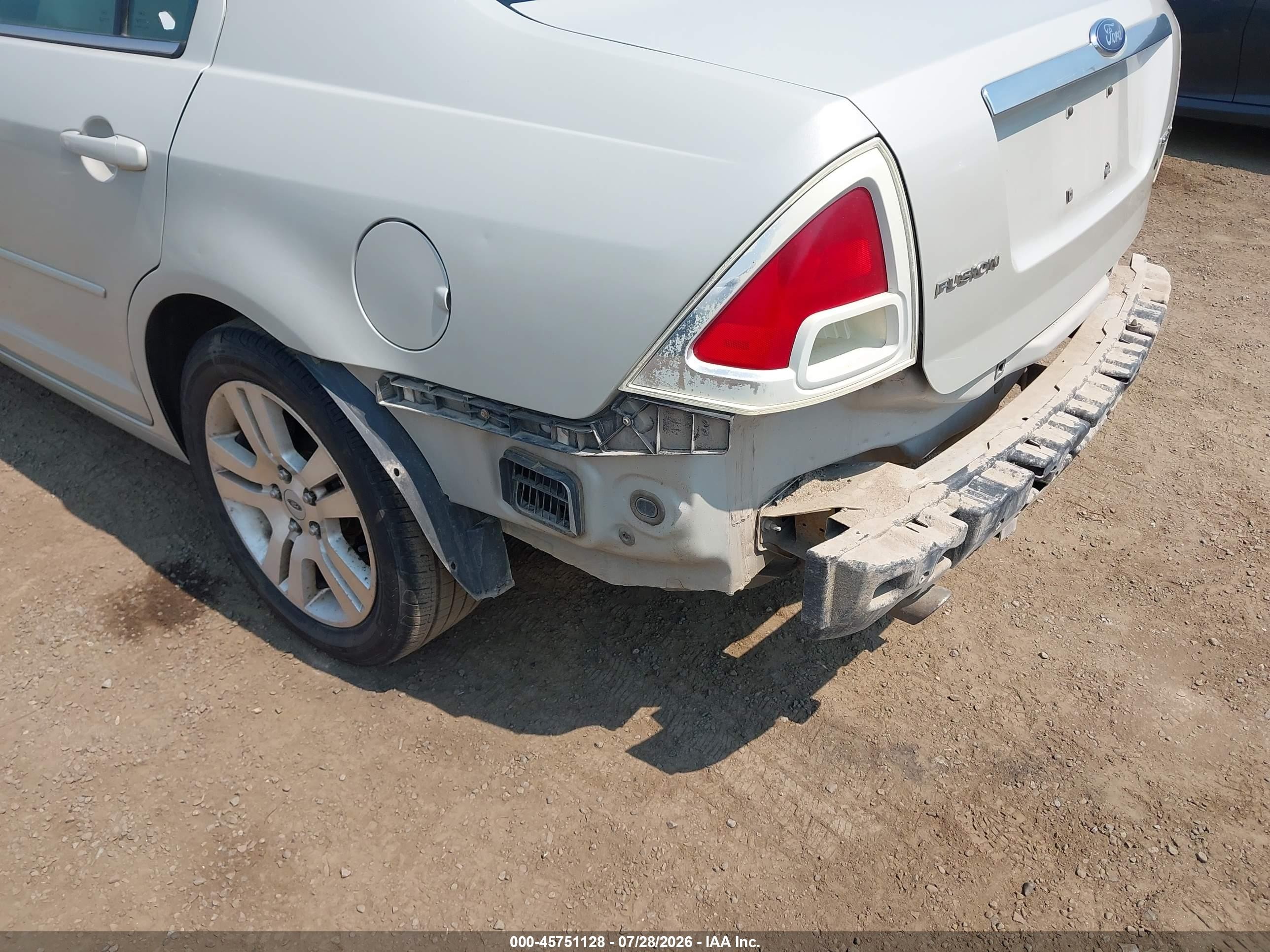 2008 Ford Fusion Sel White vin: 3FAHP08148R216320