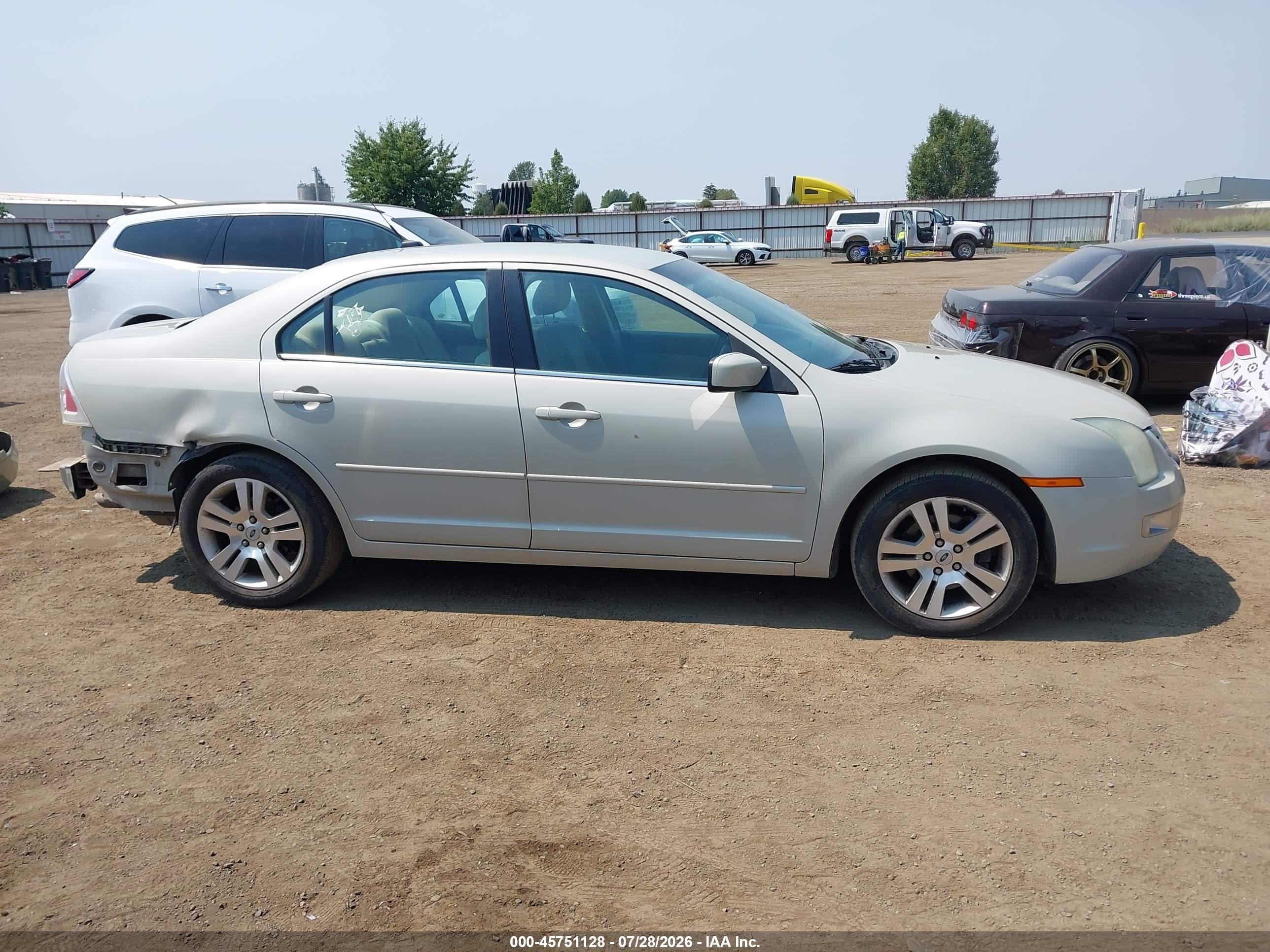 2008 Ford Fusion Sel White vin: 3FAHP08148R216320