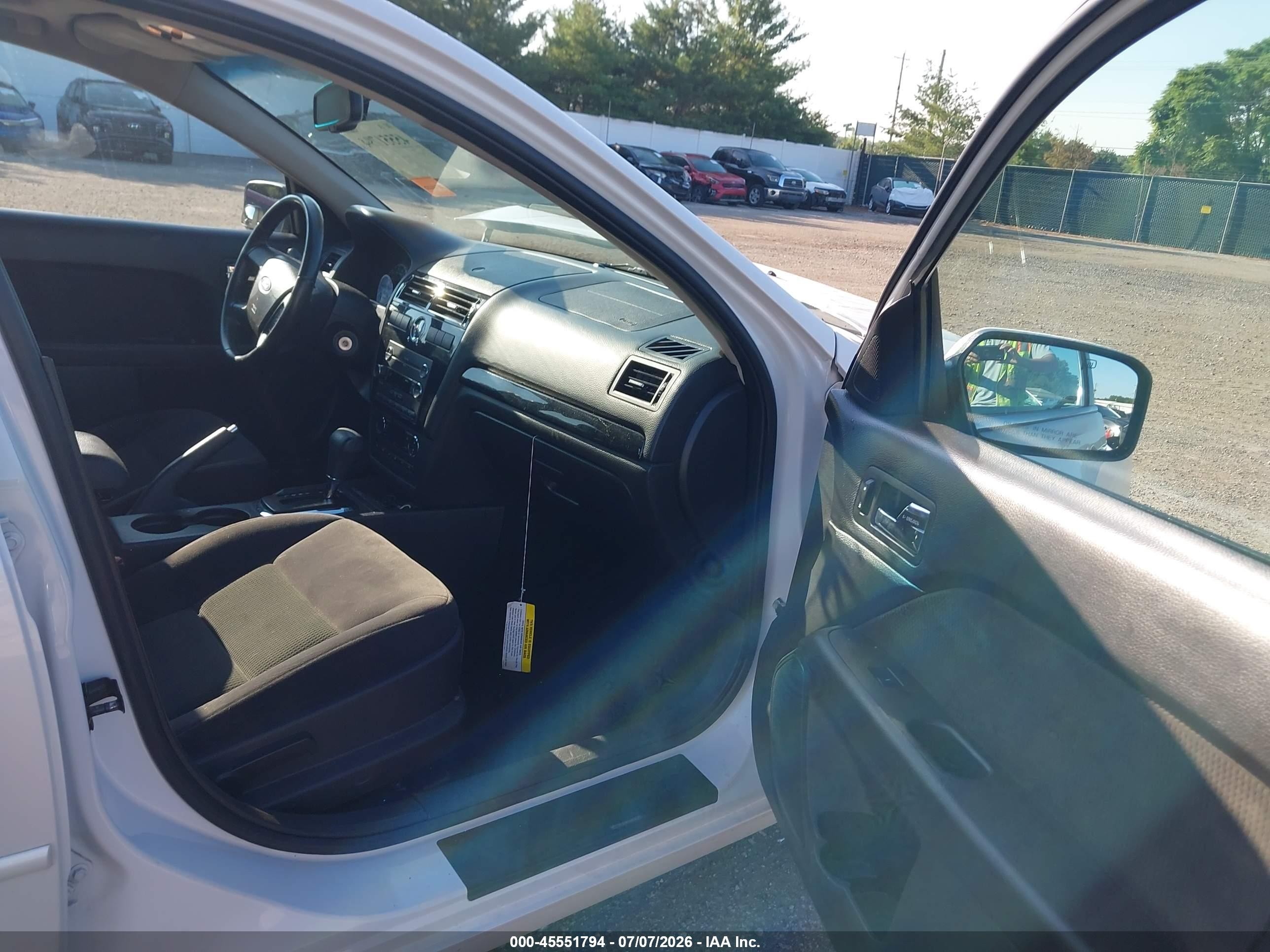 2009 Ford Fusion Sel White vin: 3FAHP08149R102951