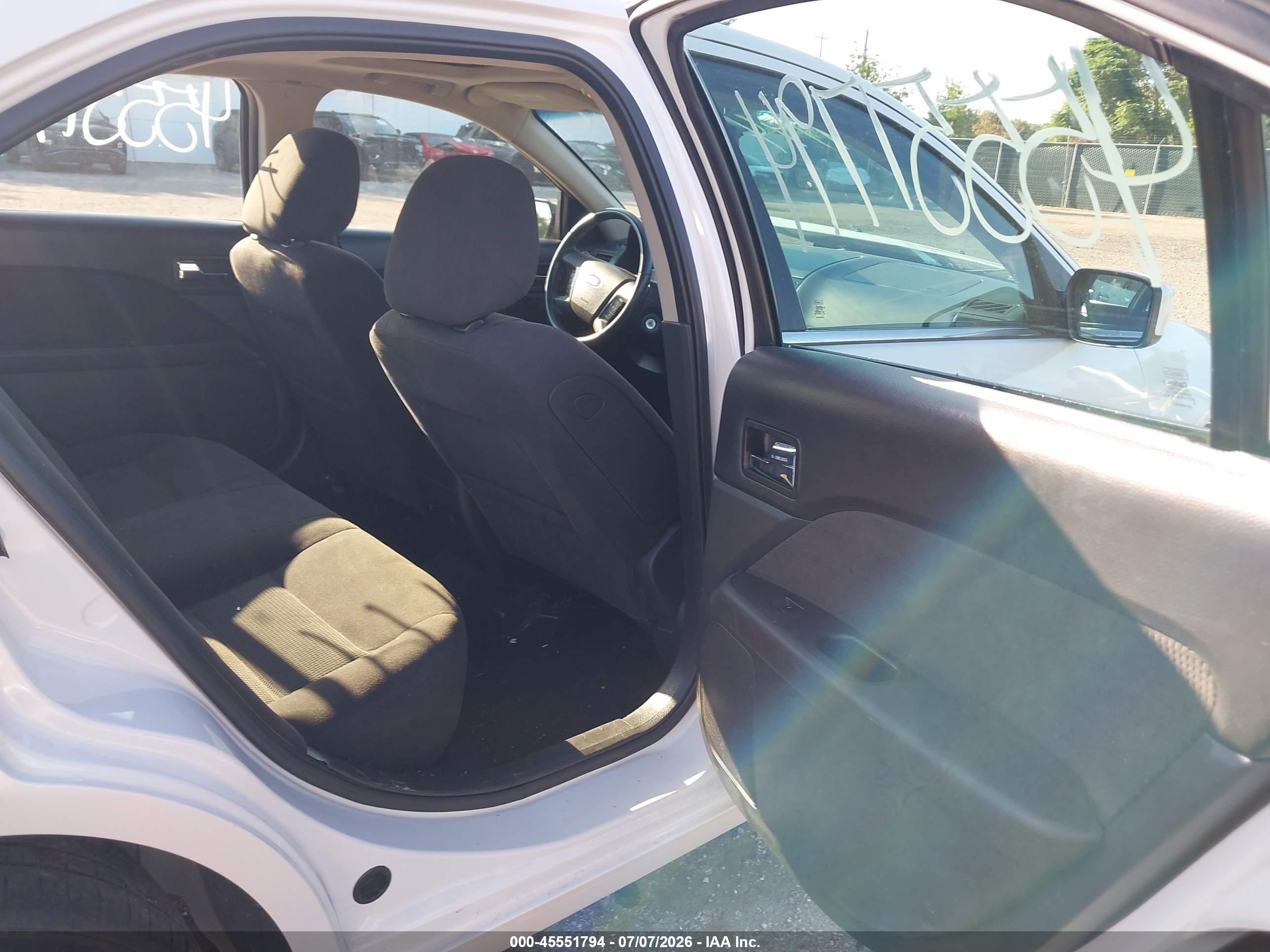 2009 Ford Fusion Sel White vin: 3FAHP08149R102951