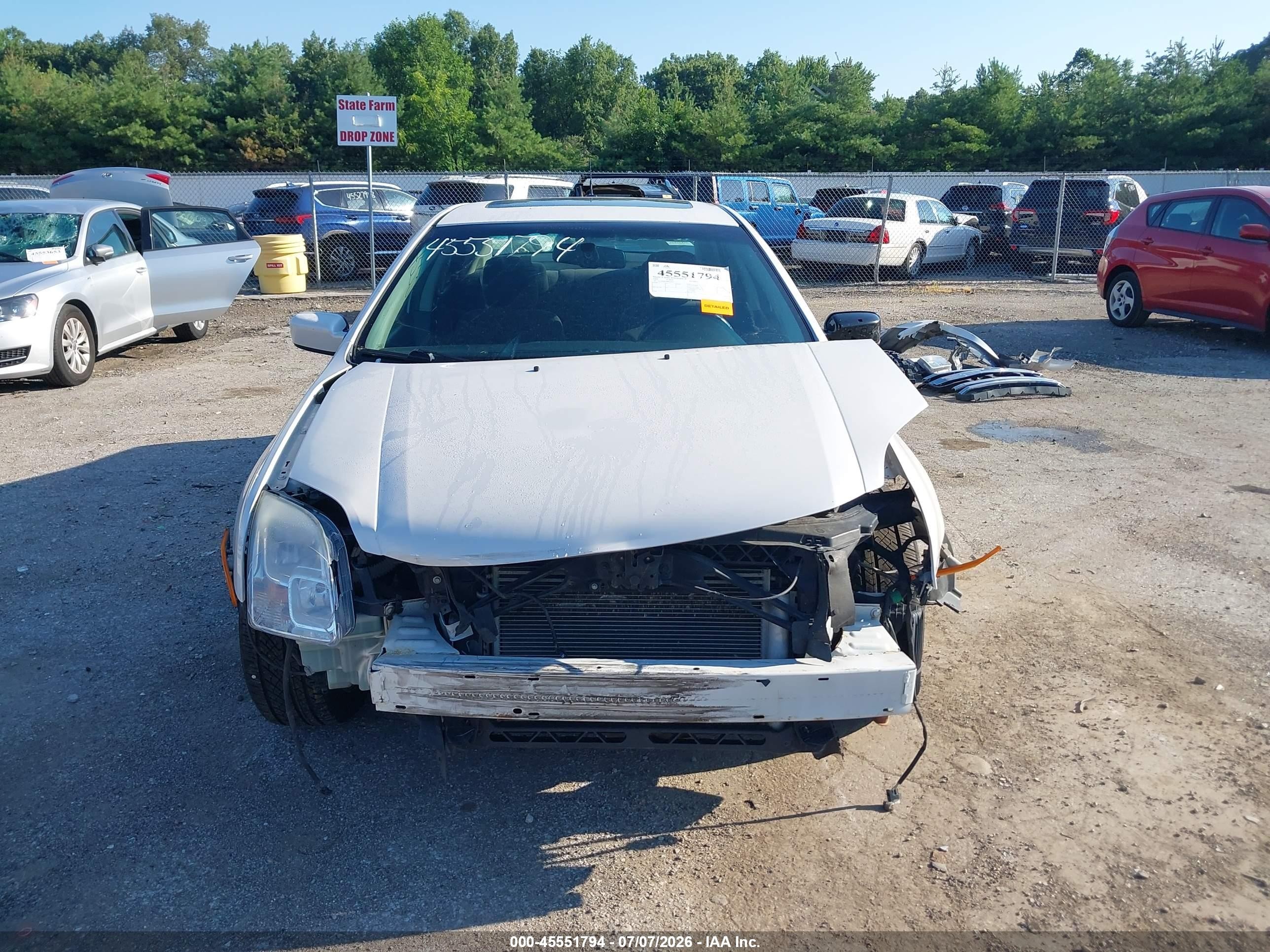 2009 Ford Fusion Sel White vin: 3FAHP08149R102951
