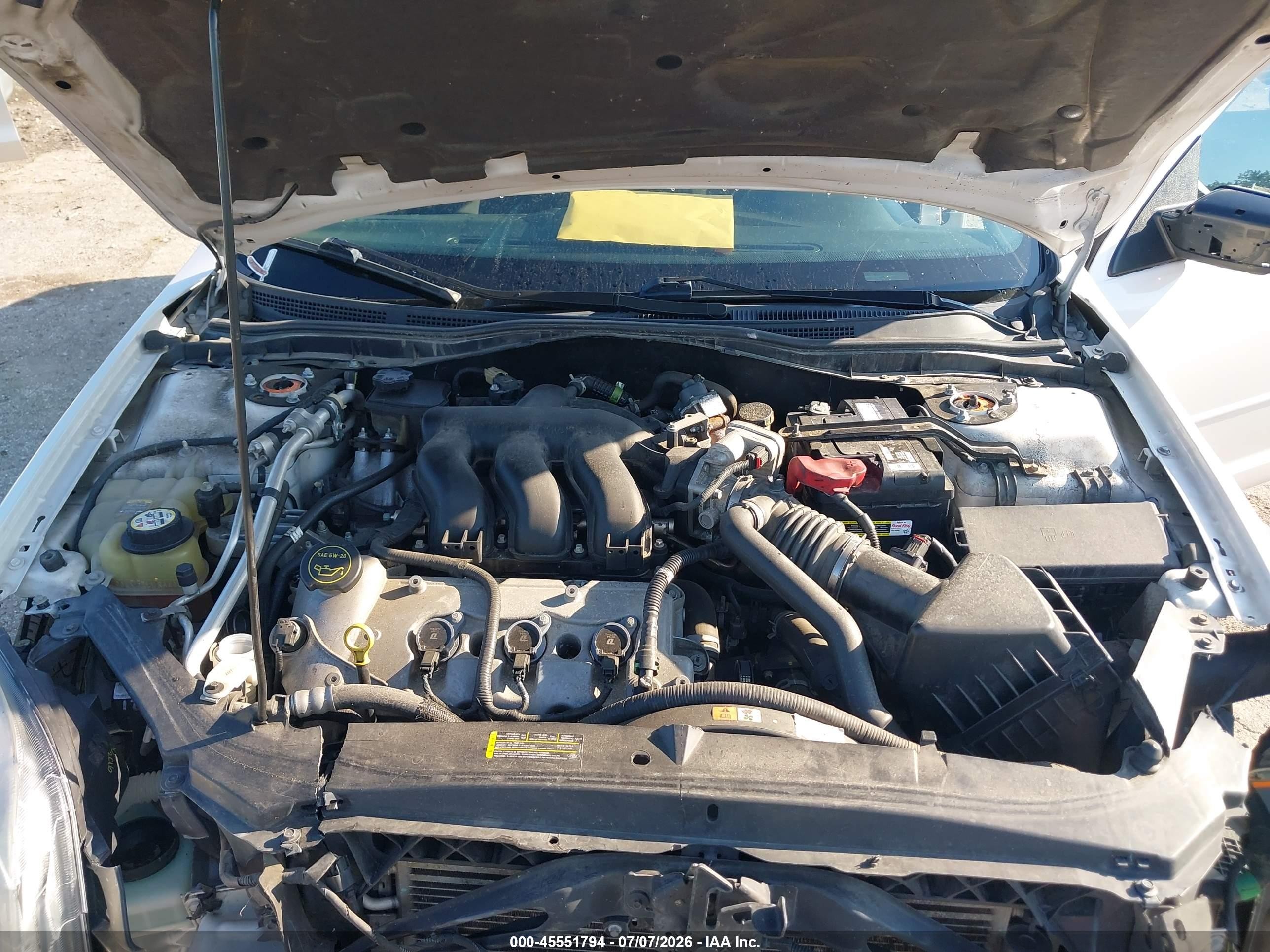 2009 Ford Fusion Sel White vin: 3FAHP08149R102951