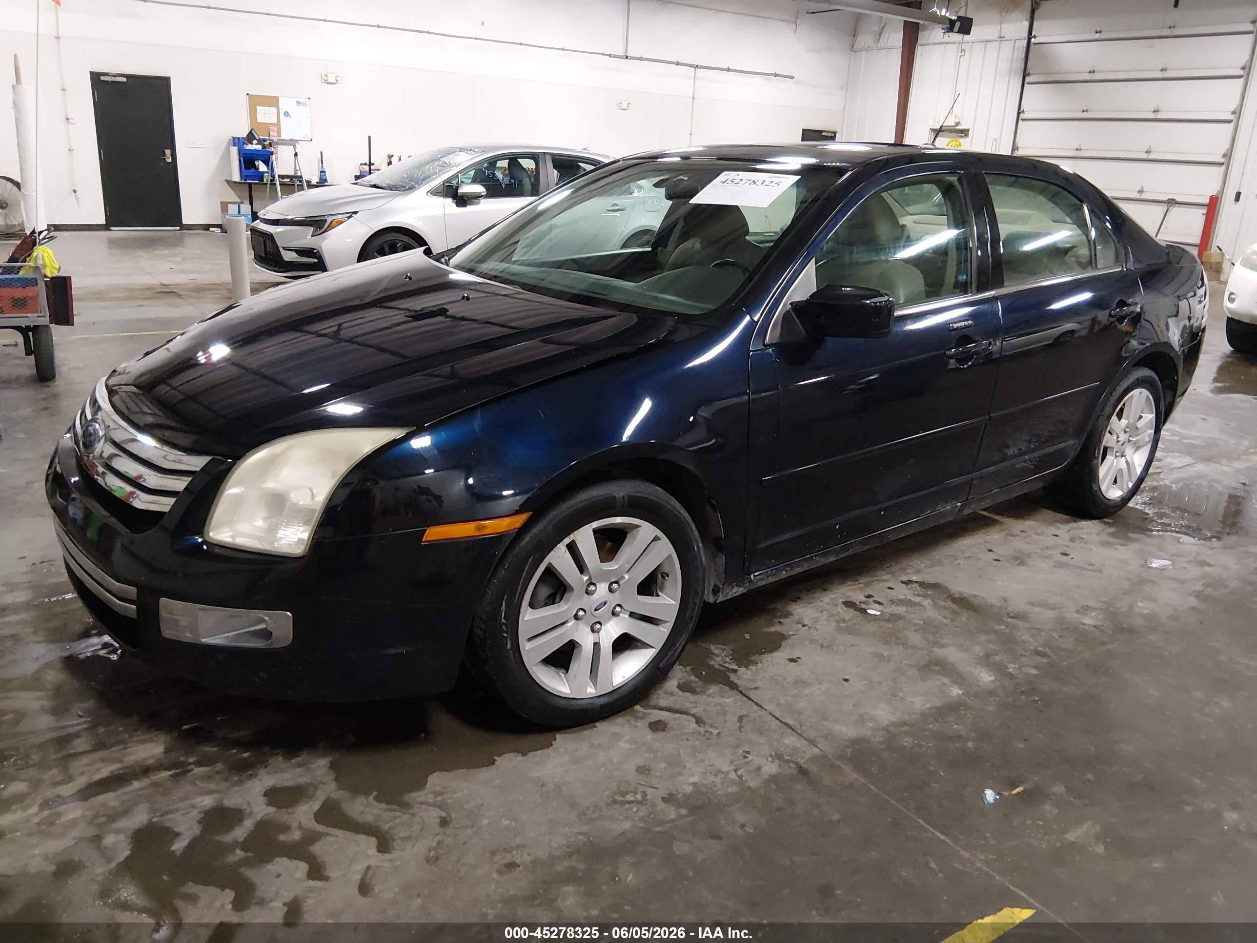 2009 Ford Fusion Sel Dark Blue vin: 3FAHP08149R123038