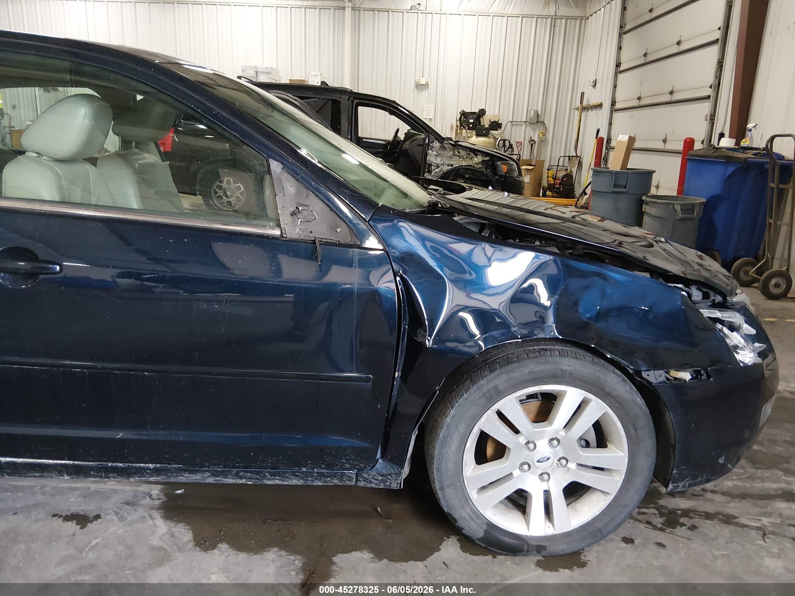 2009 Ford Fusion Sel Dark Blue vin: 3FAHP08149R123038
