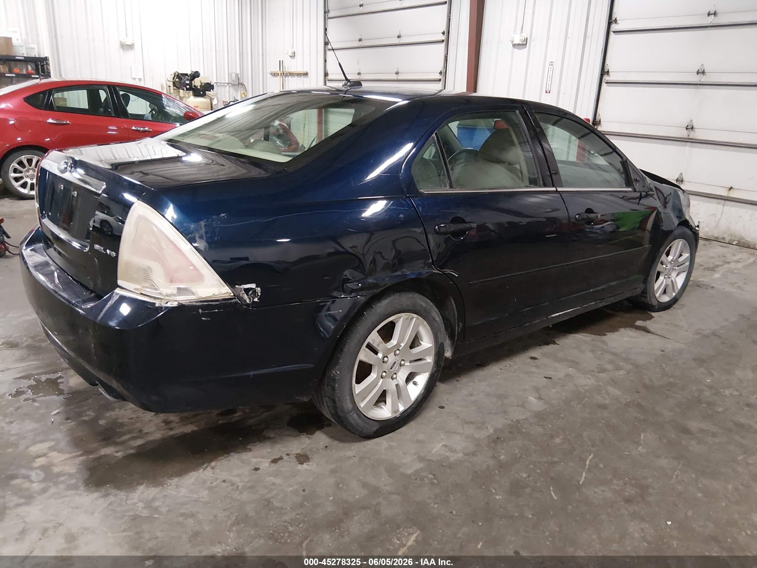 2009 Ford Fusion Sel Dark Blue vin: 3FAHP08149R123038