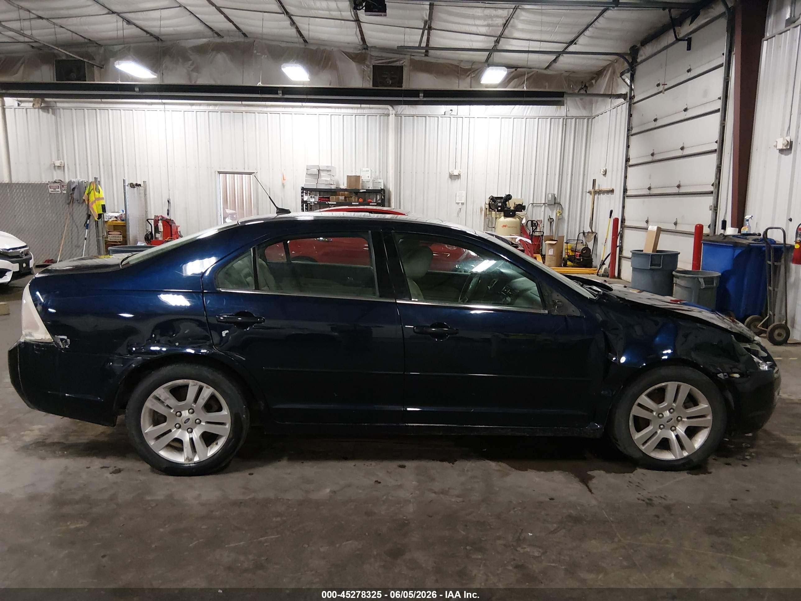 2009 Ford Fusion Sel Dark Blue vin: 3FAHP08149R123038