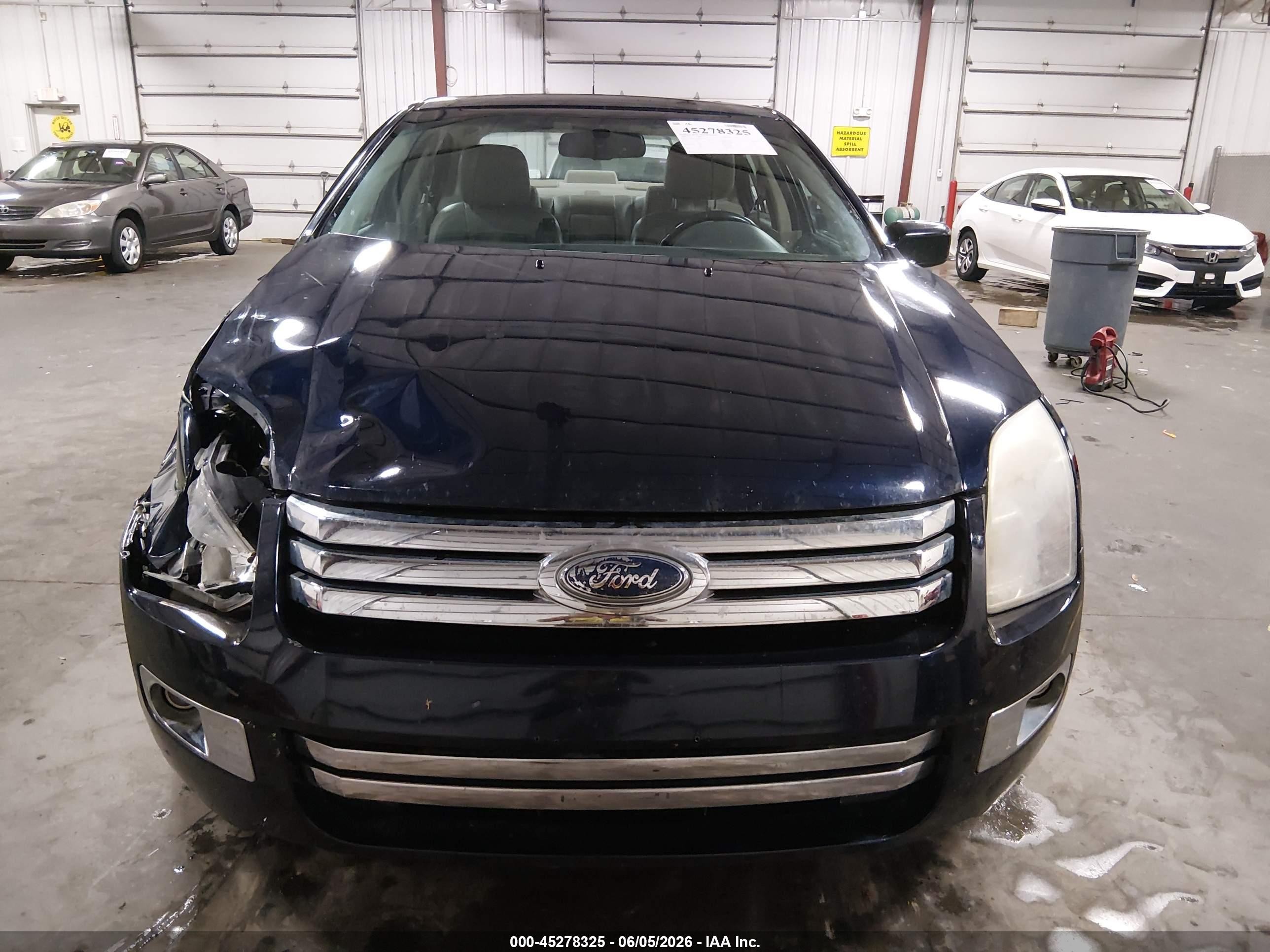 2009 Ford Fusion Sel Dark Blue vin: 3FAHP08149R123038