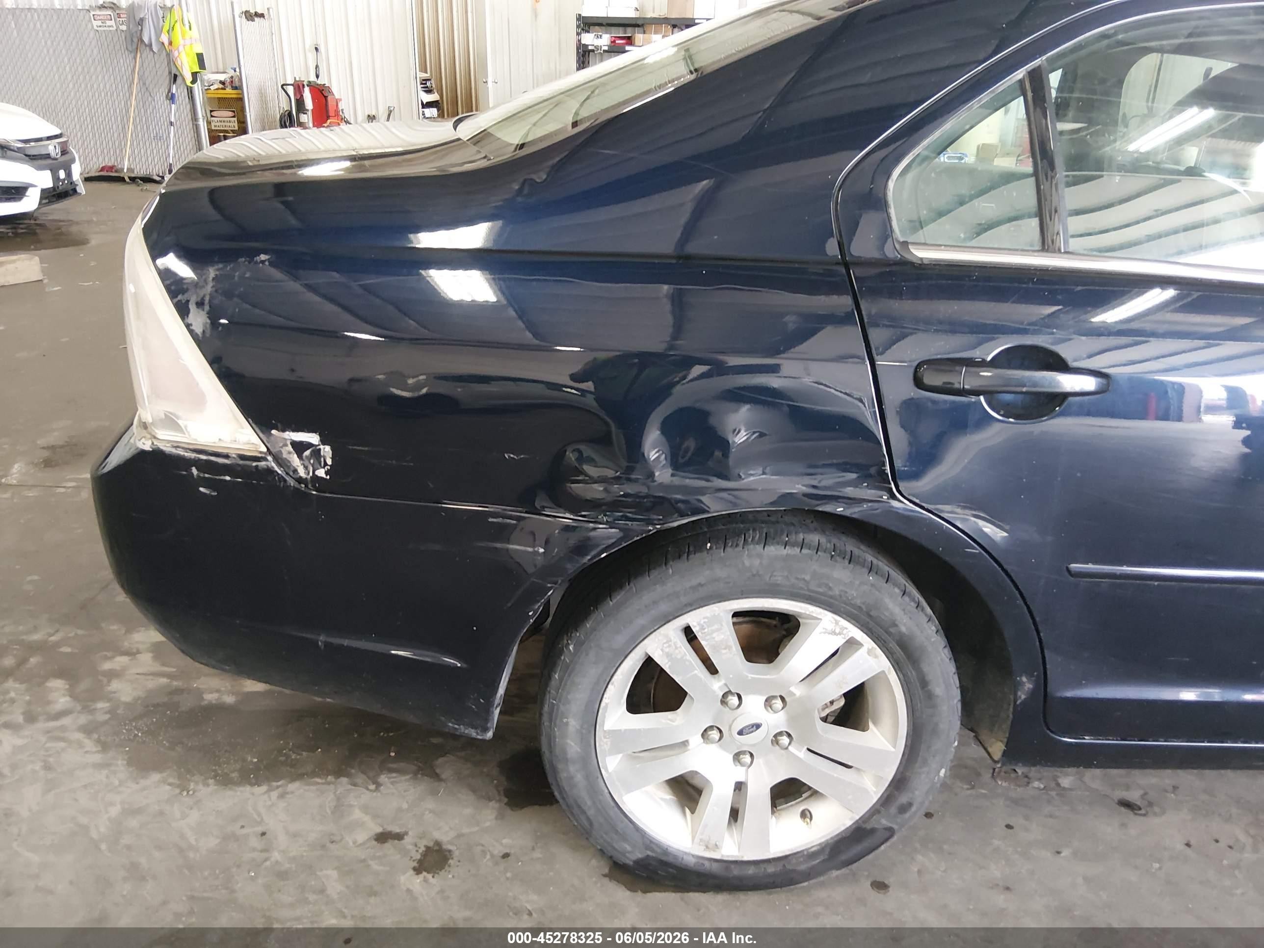 2009 Ford Fusion Sel Dark Blue vin: 3FAHP08149R123038