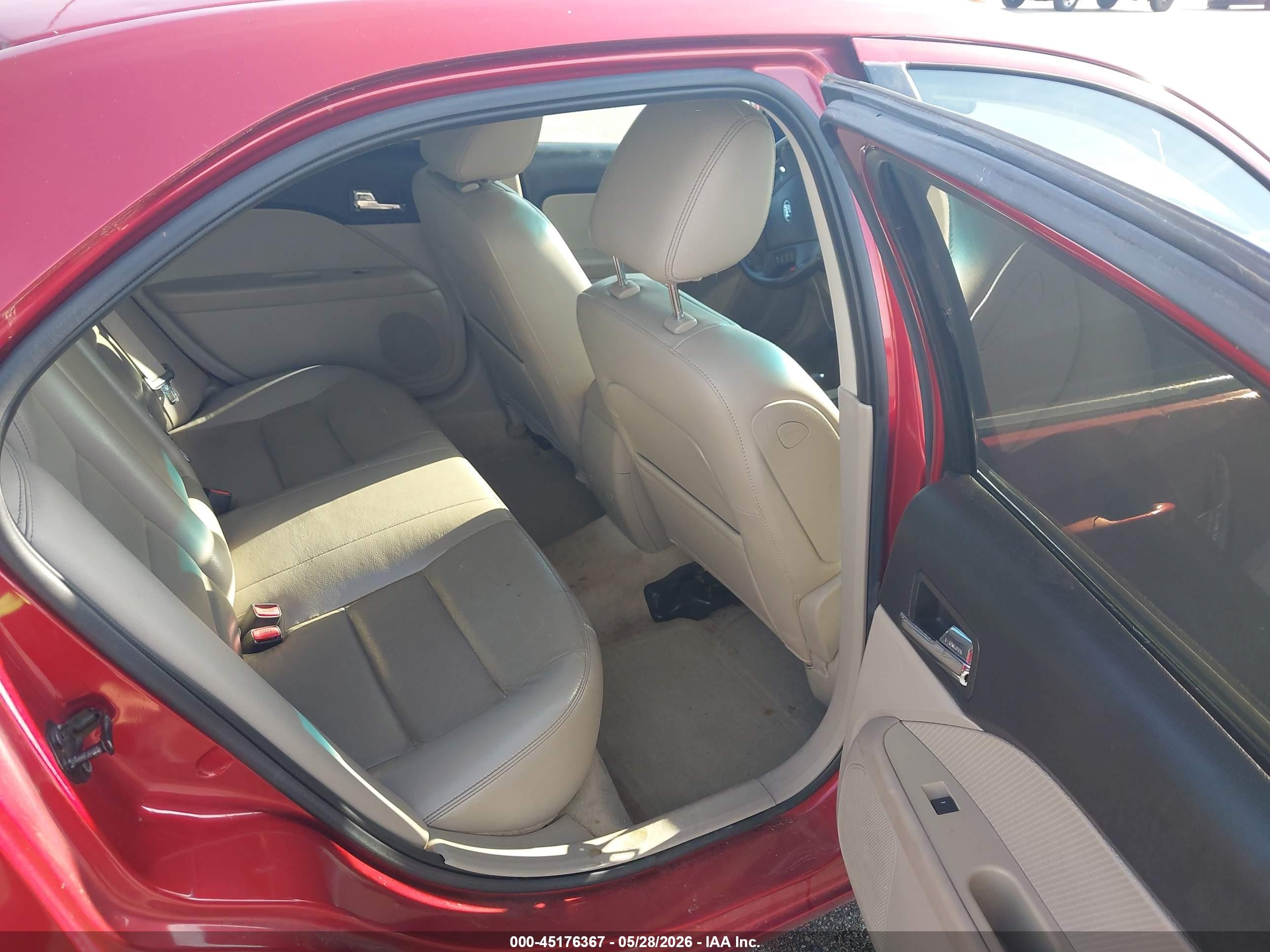 2009 Ford Fusion Sel Красный vin: 3FAHP08149R140471