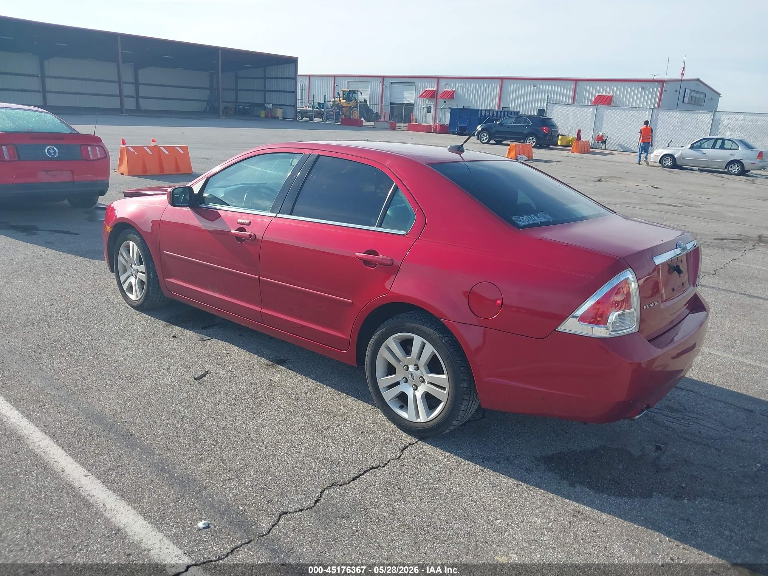 2009 Ford Fusion Sel Красный vin: 3FAHP08149R140471
