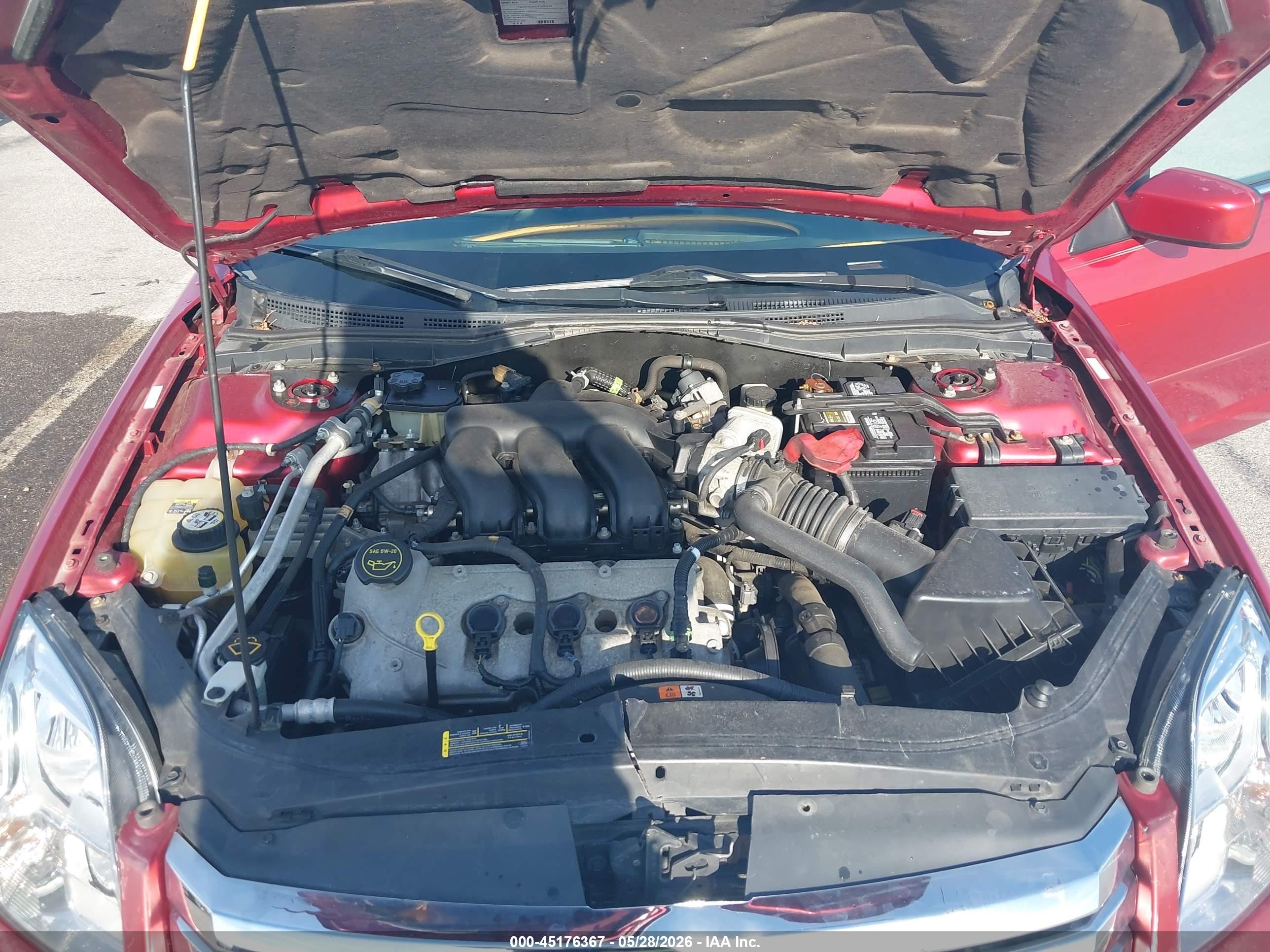 2009 Ford Fusion Sel Красный vin: 3FAHP08149R140471