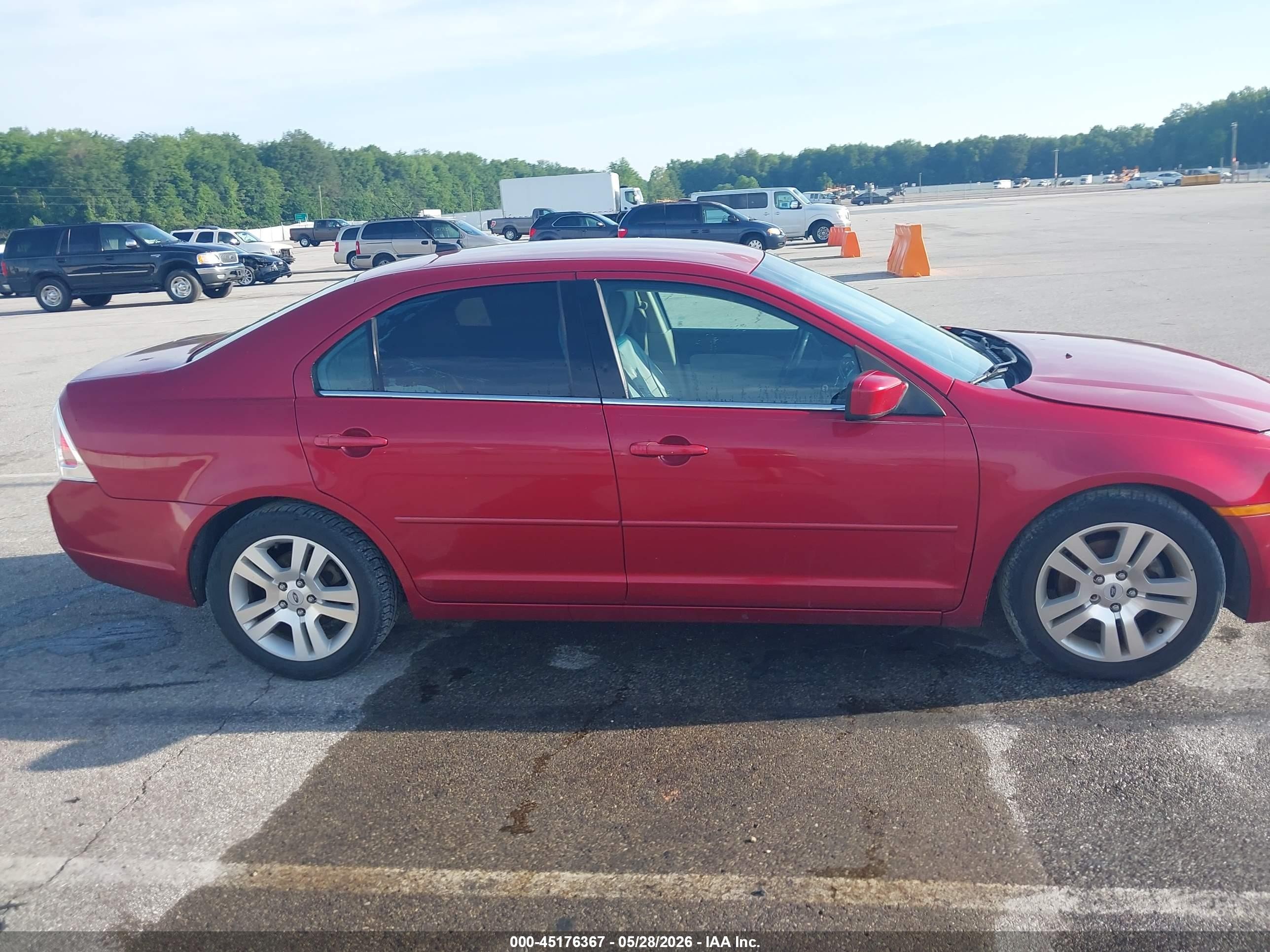 2009 Ford Fusion Sel Красный vin: 3FAHP08149R140471