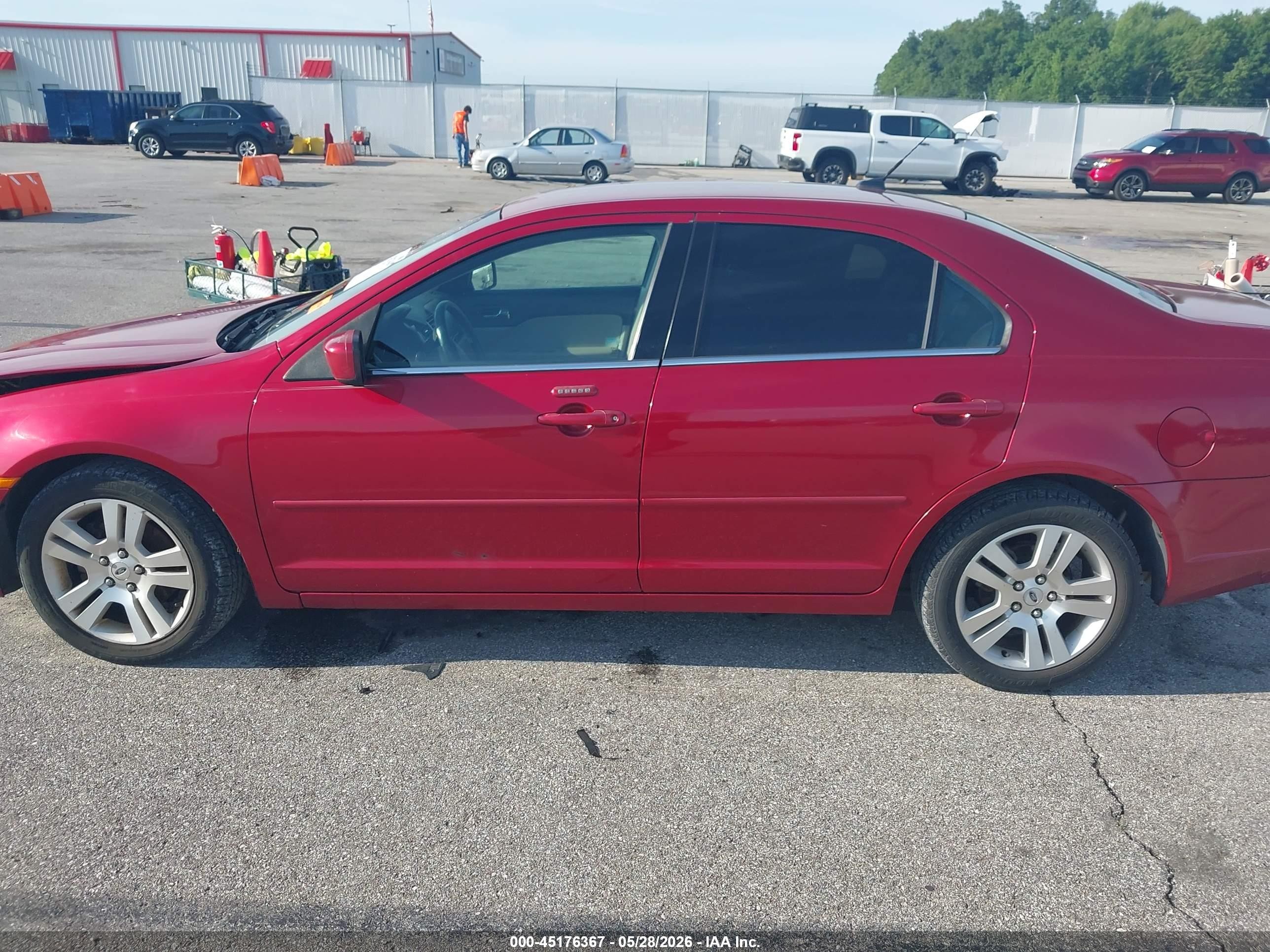 2009 Ford Fusion Sel Красный vin: 3FAHP08149R140471