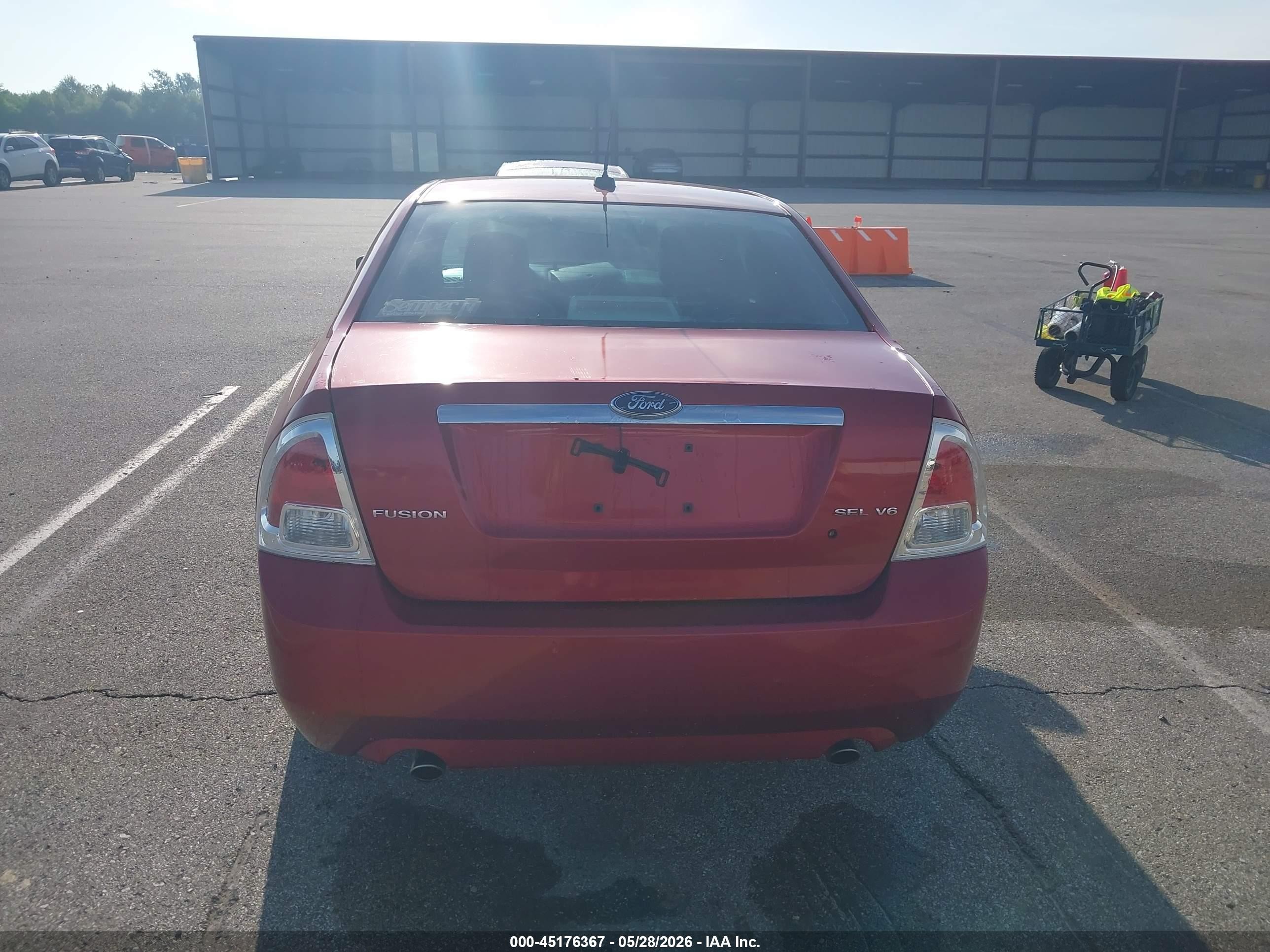 2009 Ford Fusion Sel Красный vin: 3FAHP08149R140471