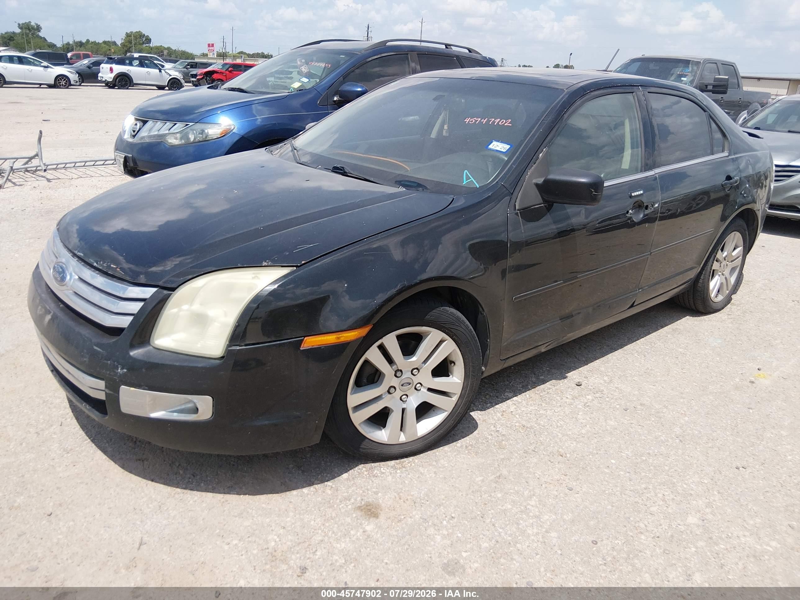 2009 Ford Fusion Sel Black vin: 3FAHP08149R145458