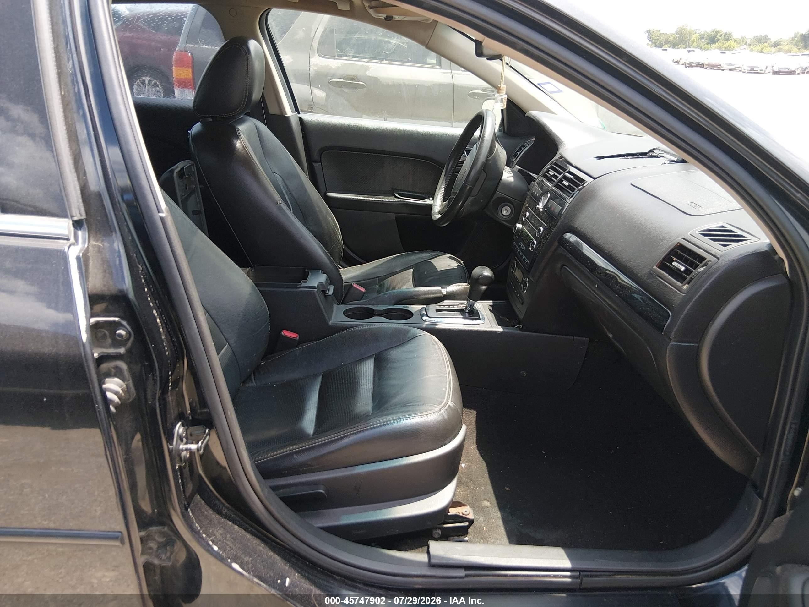 2009 Ford Fusion Sel Black vin: 3FAHP08149R145458