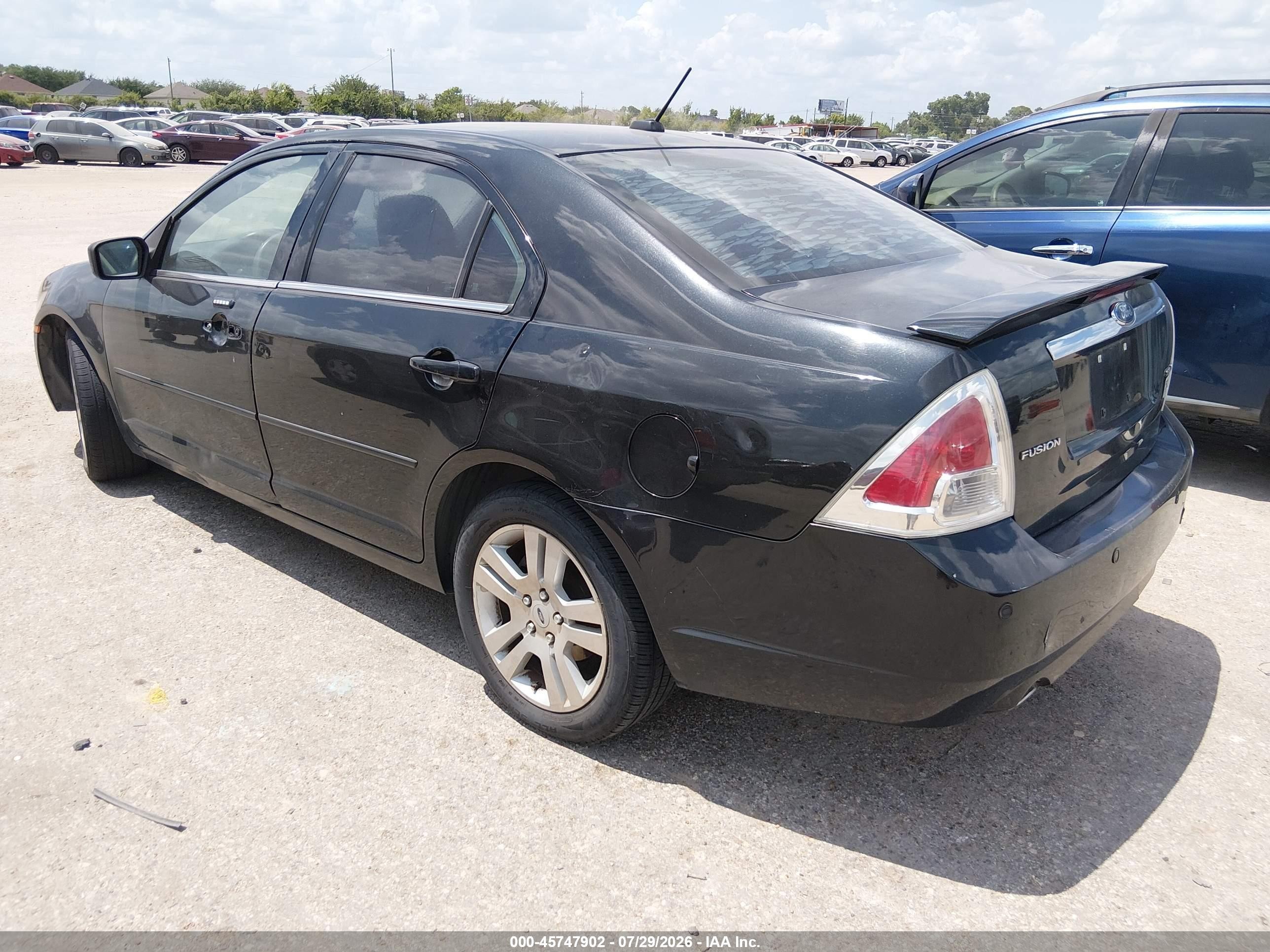2009 Ford Fusion Sel Black vin: 3FAHP08149R145458