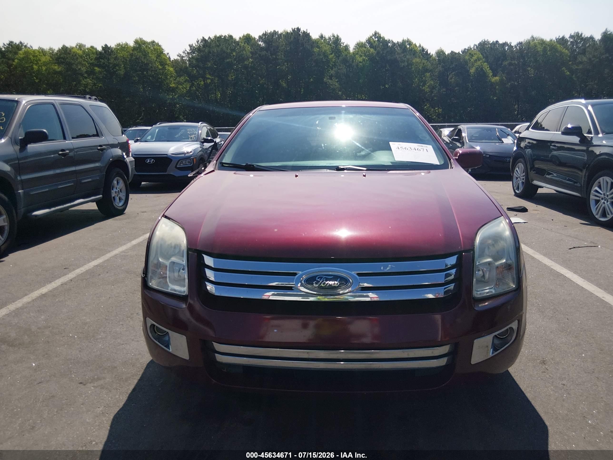 2006 Ford Fusion Sel Red vin: 3FAHP08156R130625