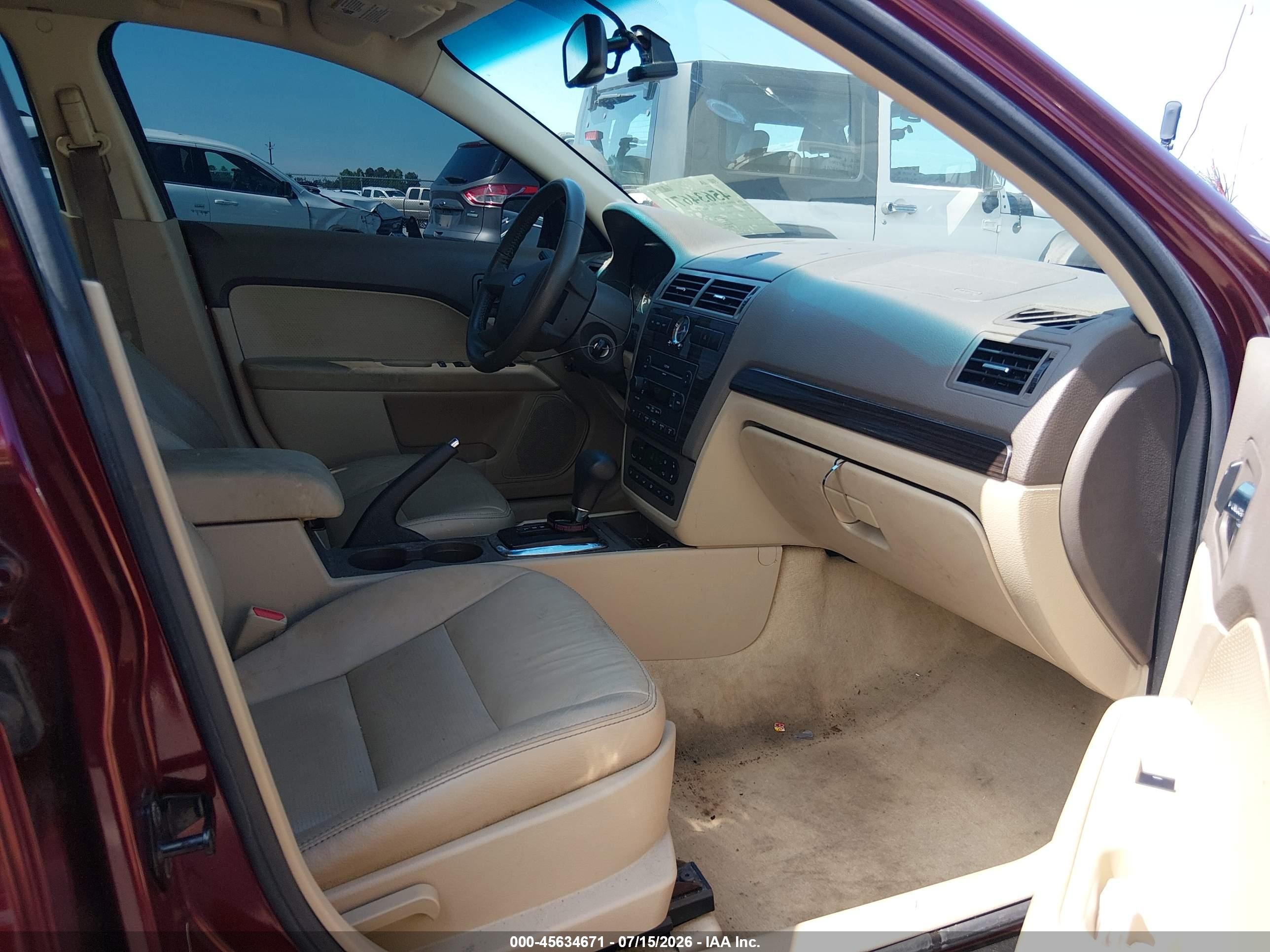 2006 Ford Fusion Sel Red vin: 3FAHP08156R130625