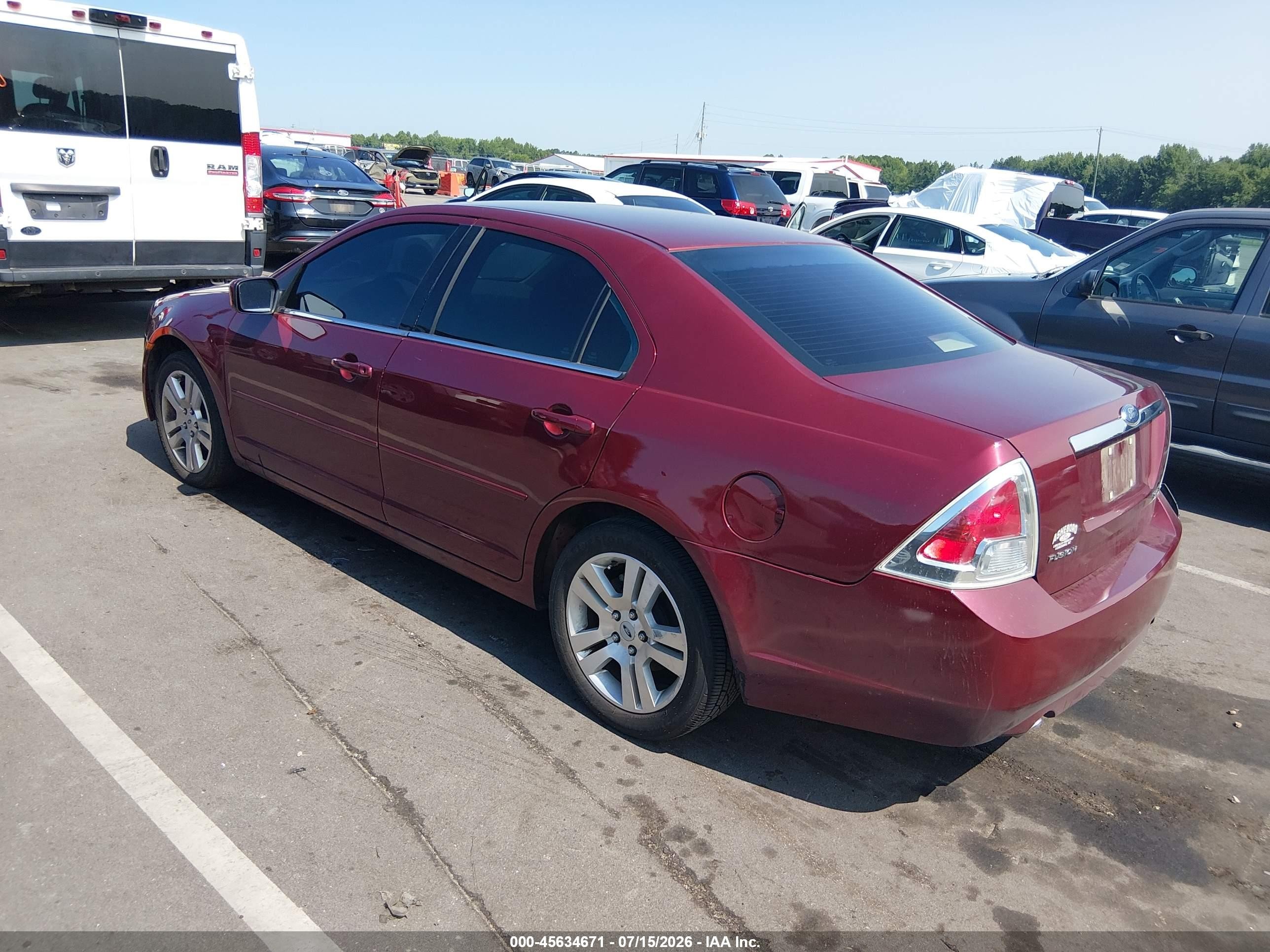 2006 Ford Fusion Sel Red vin: 3FAHP08156R130625