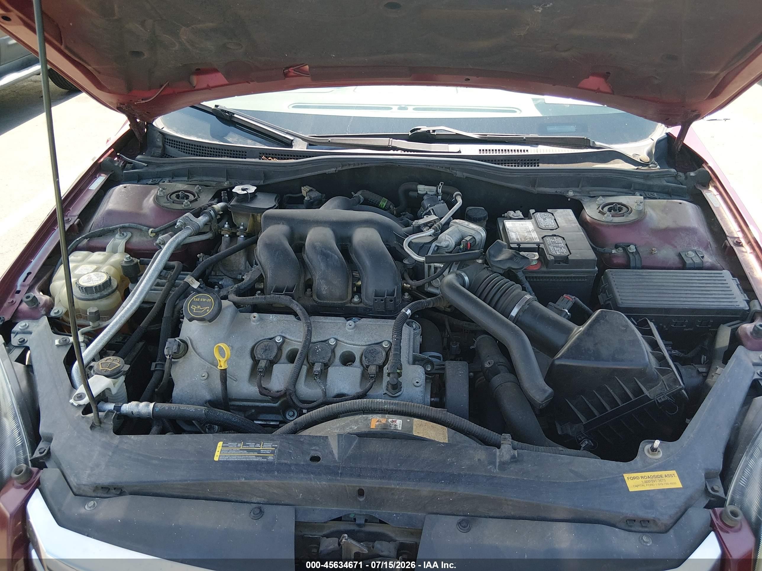 2006 Ford Fusion Sel Red vin: 3FAHP08156R130625