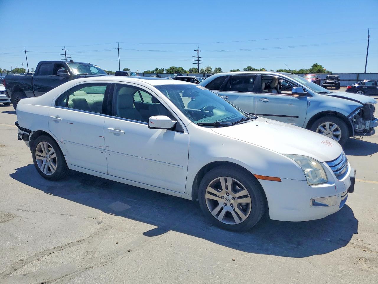 2006 Ford Fusion Sel White vin: 3FAHP08156R148929