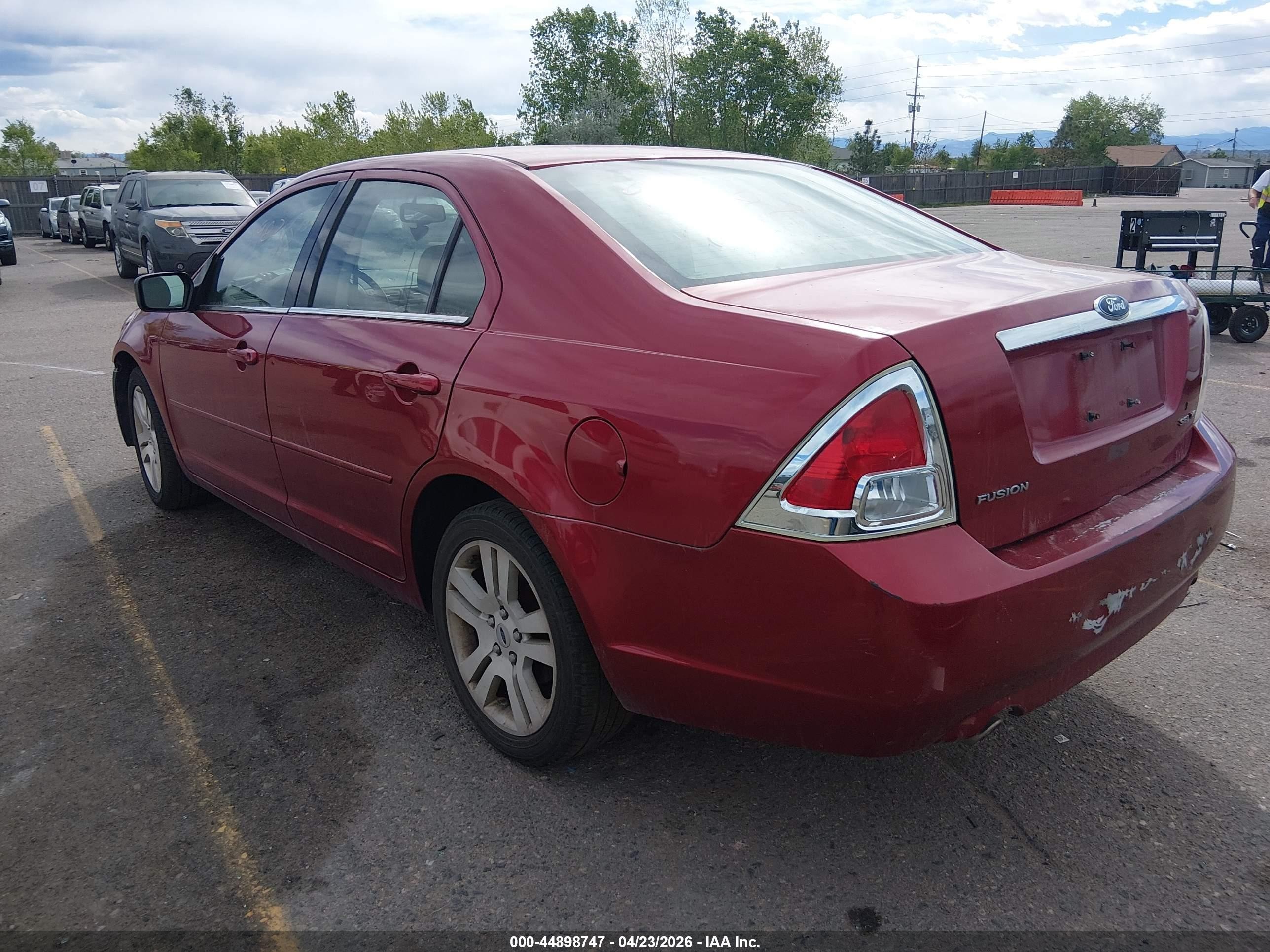 2006 Ford Fusion Sel Красный vin: 3FAHP08156R182322