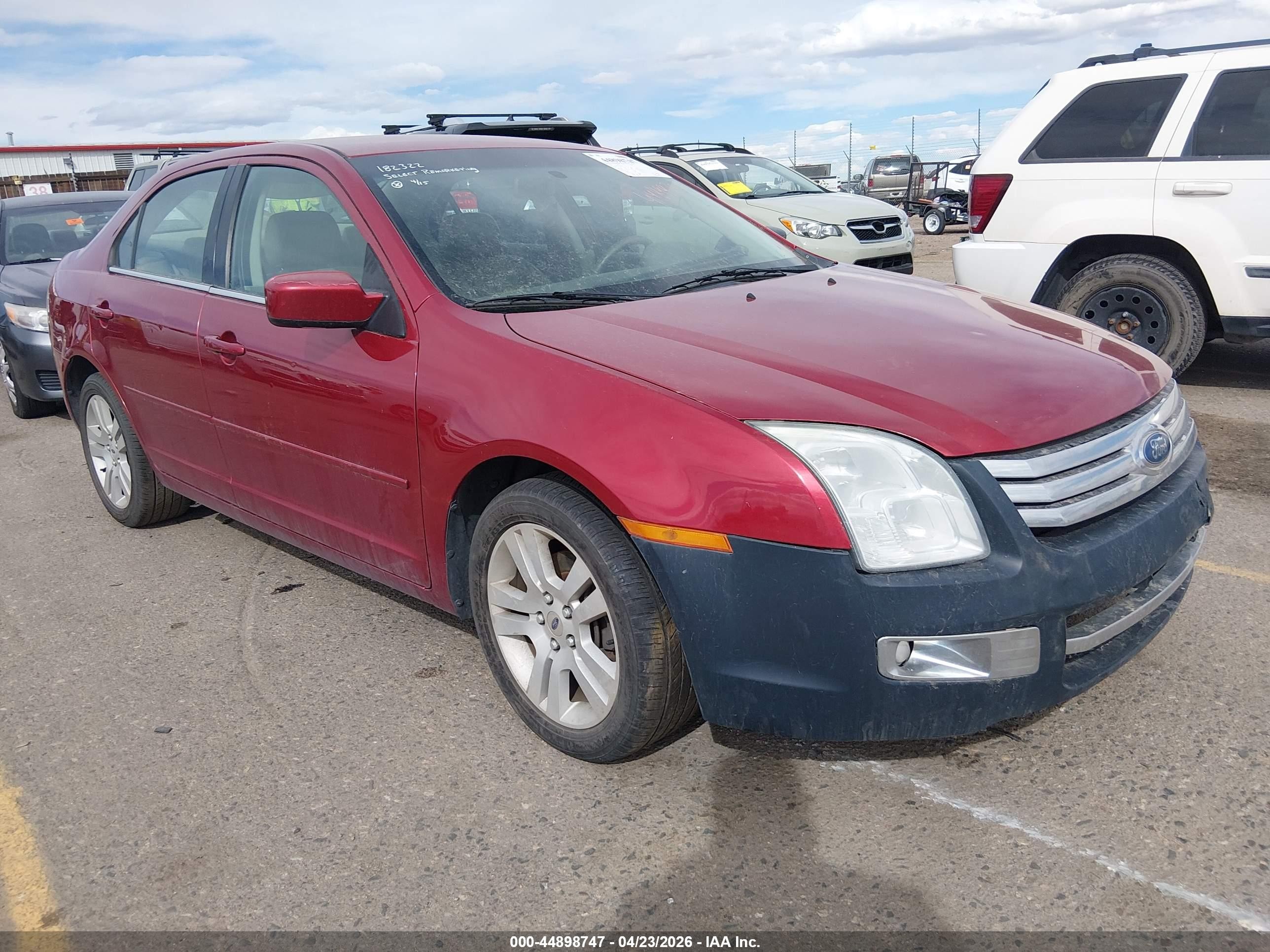 2006 Ford Fusion Sel Red vin: 3FAHP08156R182322