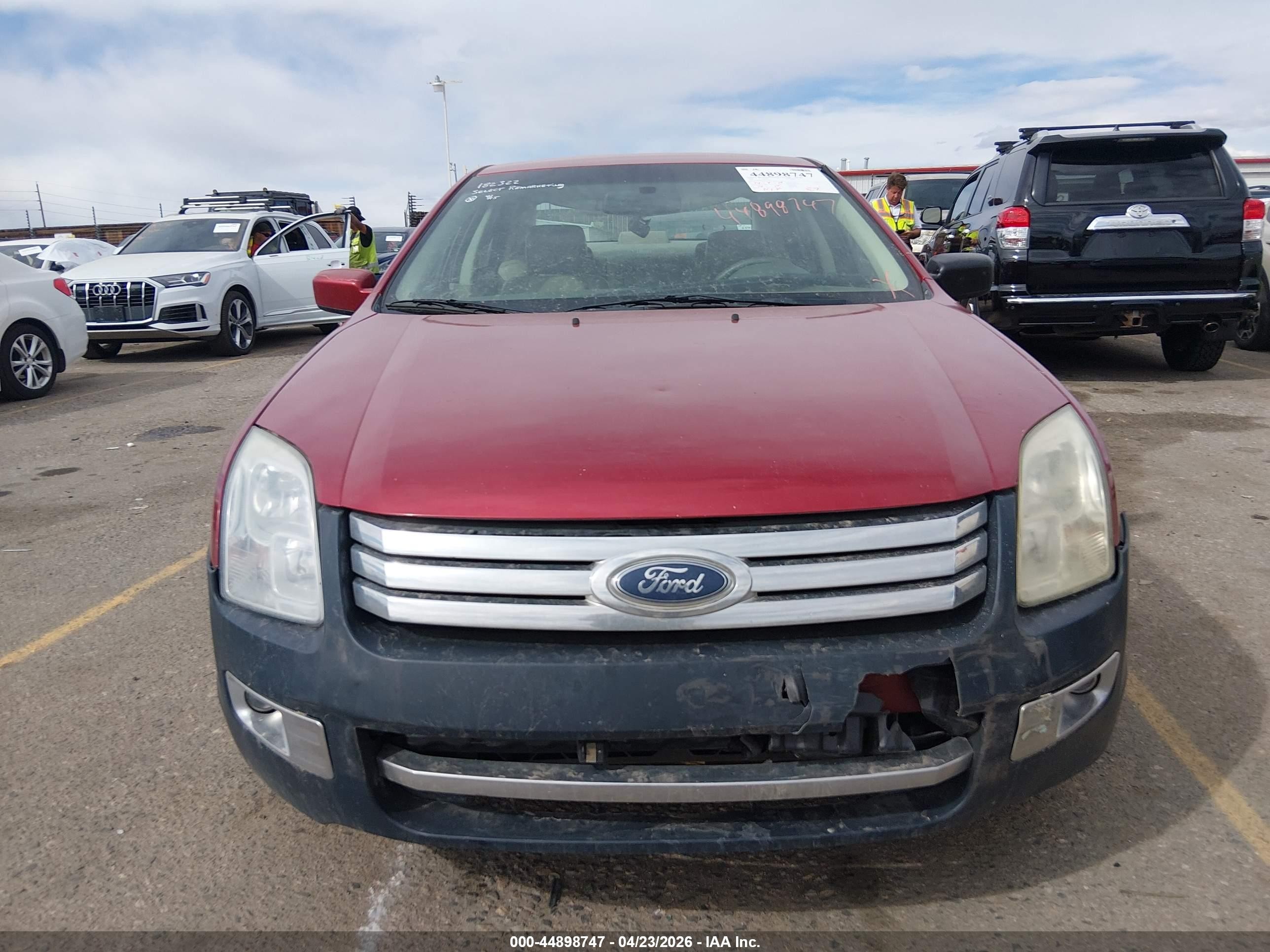2006 Ford Fusion Sel Красный vin: 3FAHP08156R182322