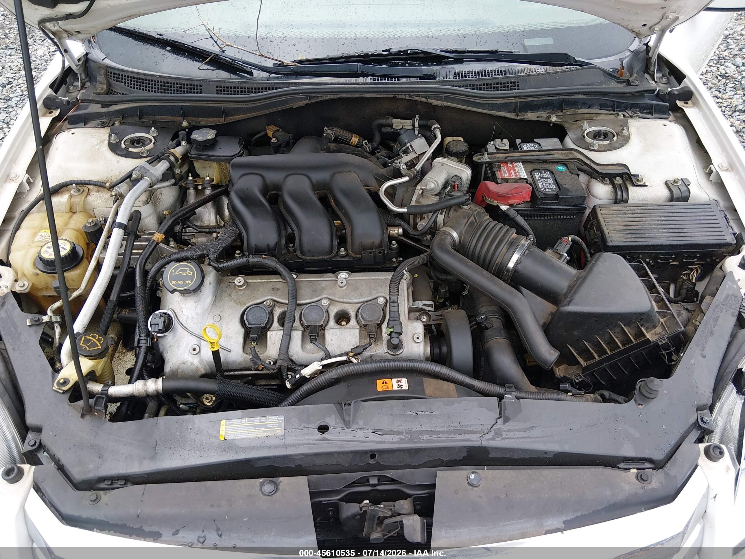 2007 Ford Fusion Sel White vin: 3FAHP08157R123210