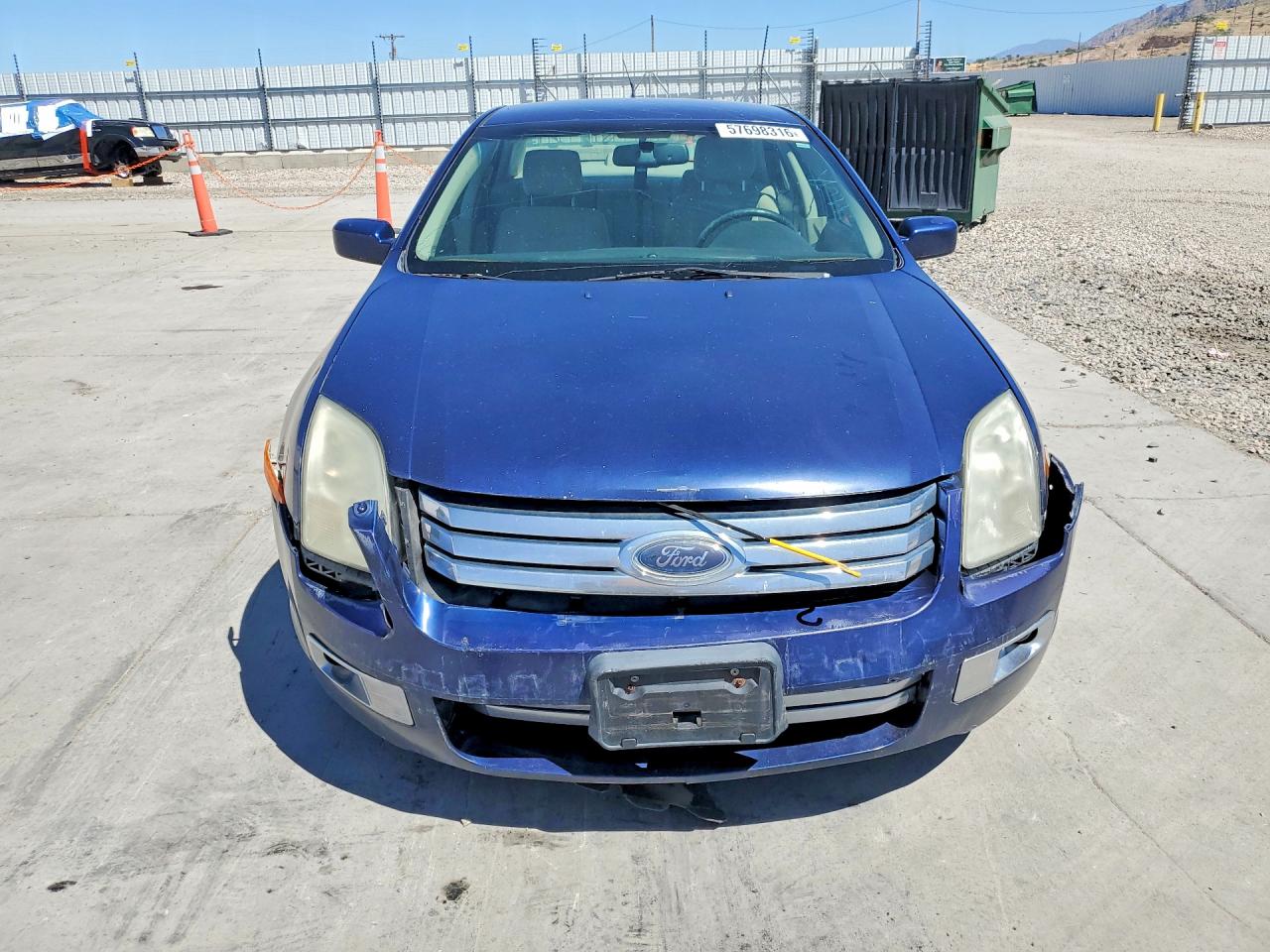 2007 Ford Fusion Sel Blue vin: 3FAHP08157R180796