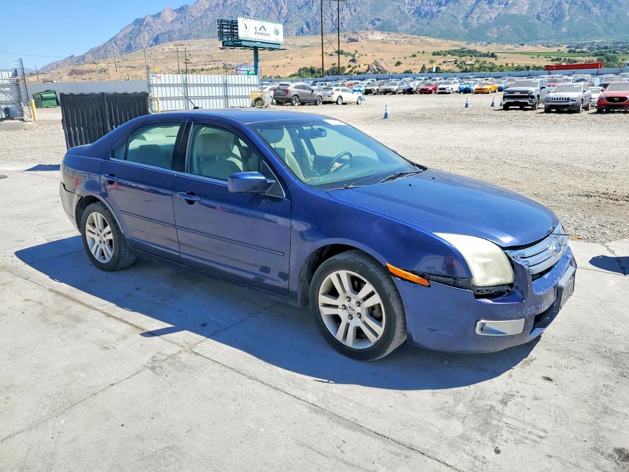 2007 Ford Fusion Sel Blue vin: 3FAHP08157R180796