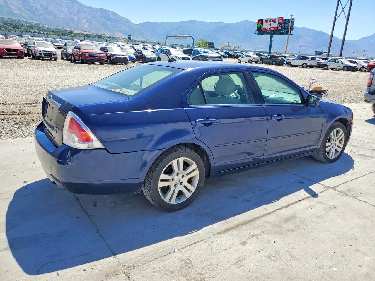 2007 Ford Fusion Sel Blue vin: 3FAHP08157R180796