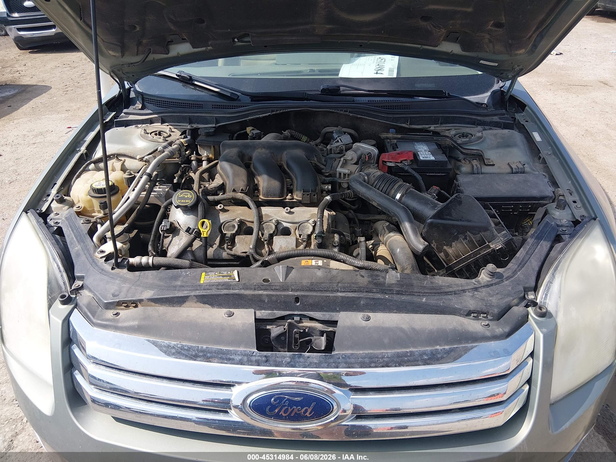 2008 Ford Fusion Sel Blue vin: 3FAHP08158R103637