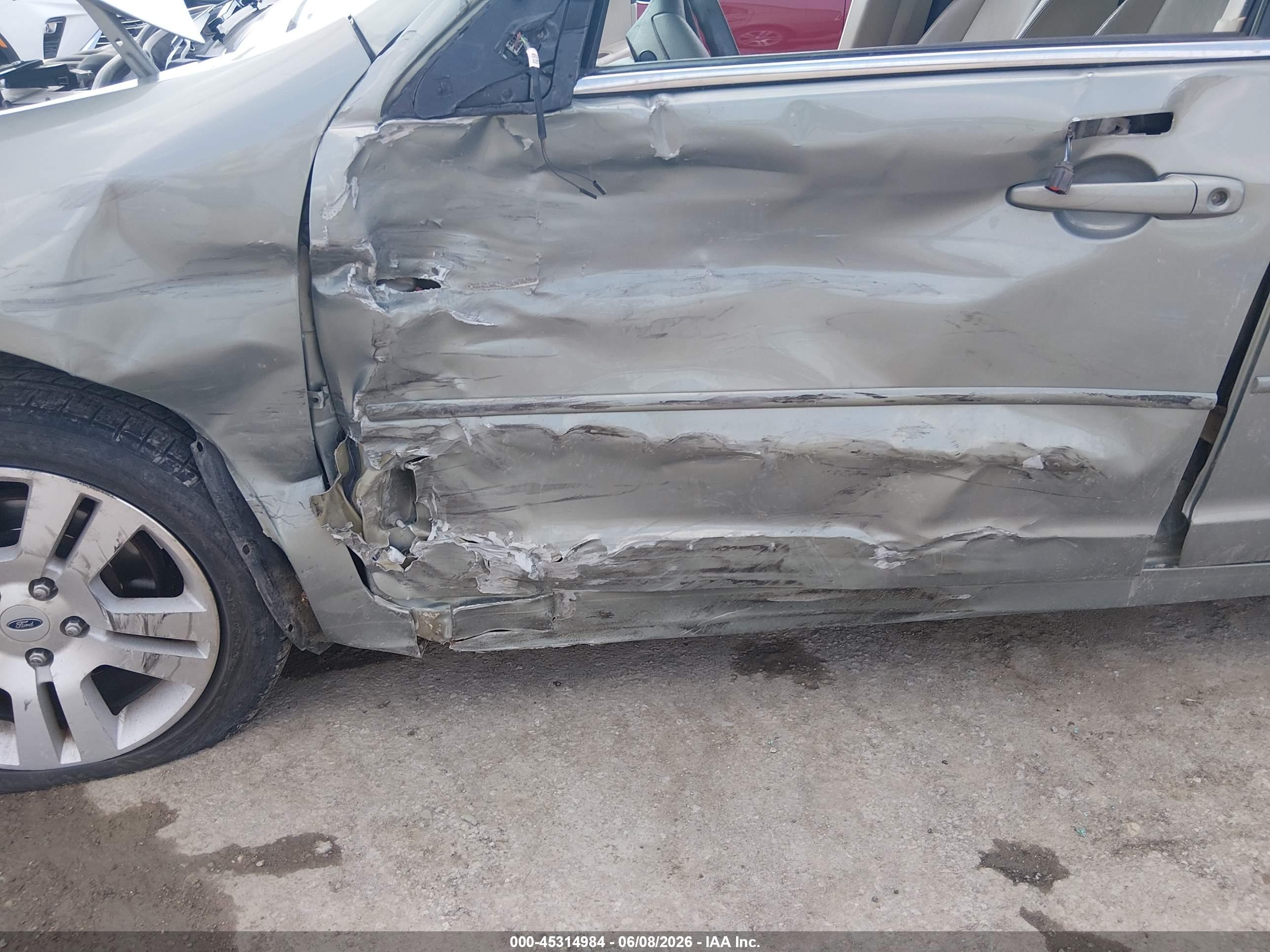 2008 Ford Fusion Sel Blue vin: 3FAHP08158R103637