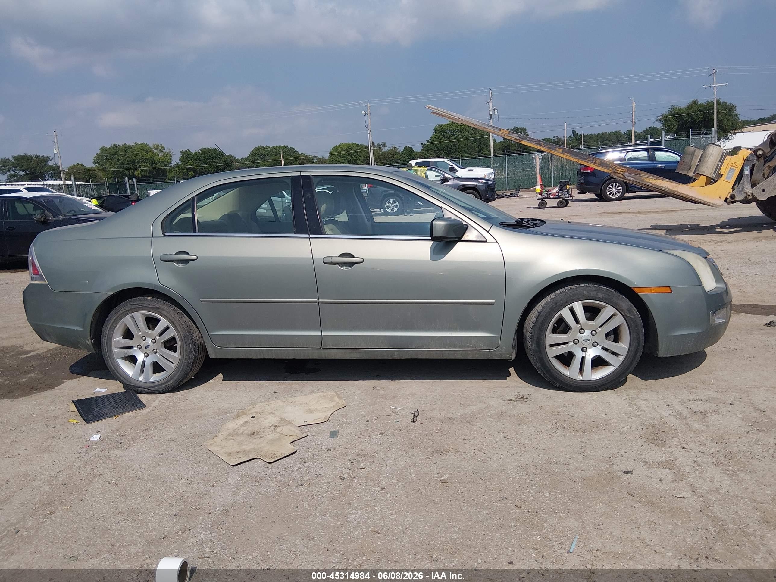 2008 Ford Fusion Sel Blue vin: 3FAHP08158R103637
