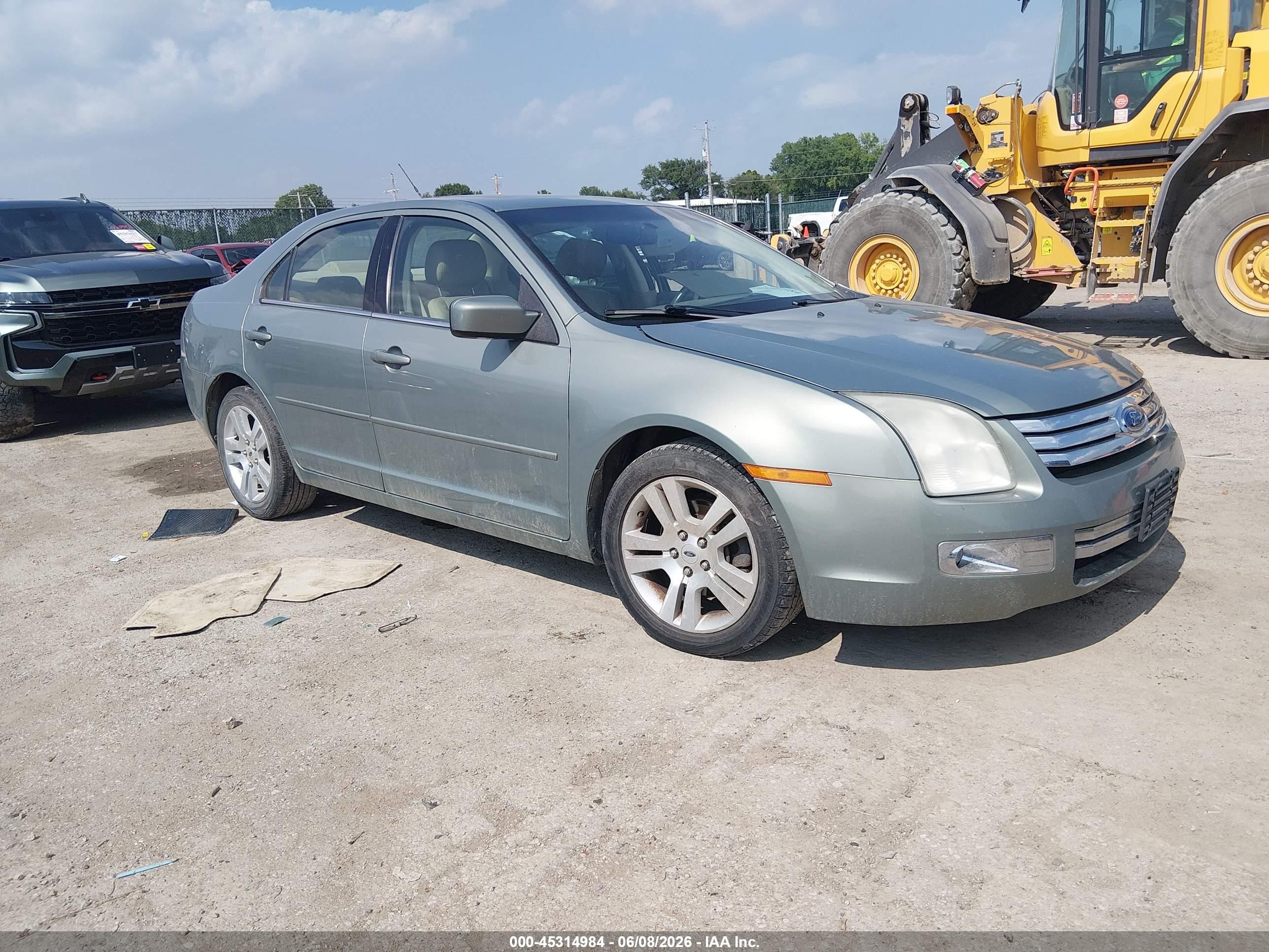2008 Ford Fusion Sel Blue vin: 3FAHP08158R103637