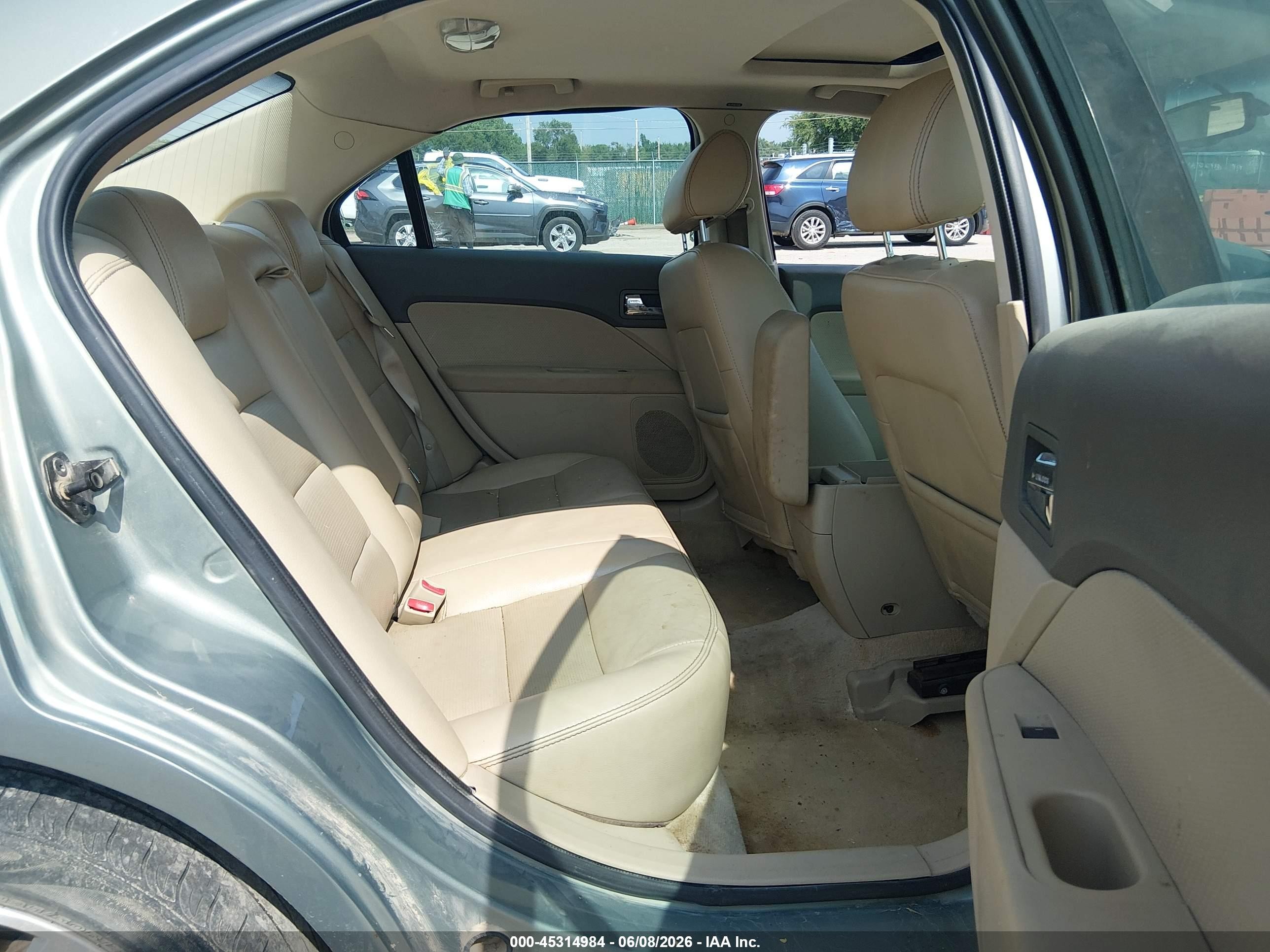 2008 Ford Fusion Sel Blue vin: 3FAHP08158R103637