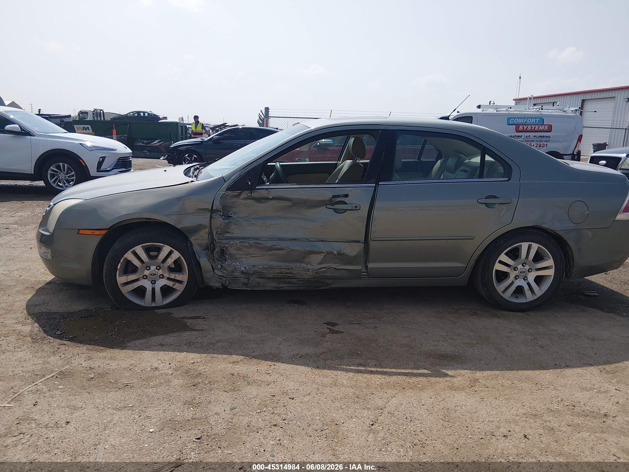 2008 Ford Fusion Sel Blue vin: 3FAHP08158R103637