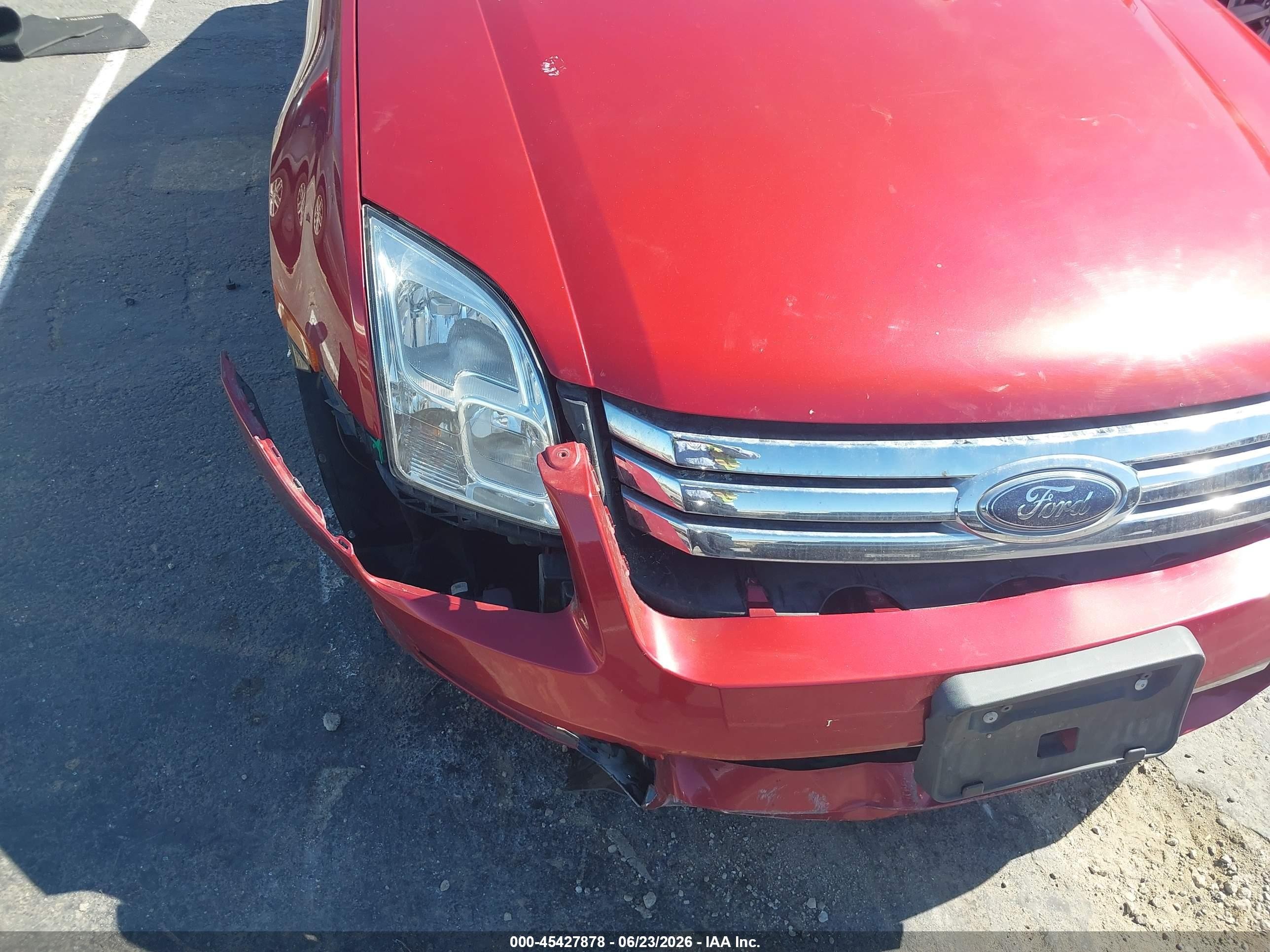 2008 Ford Fusion Sel Красный vin: 3FAHP08158R168200