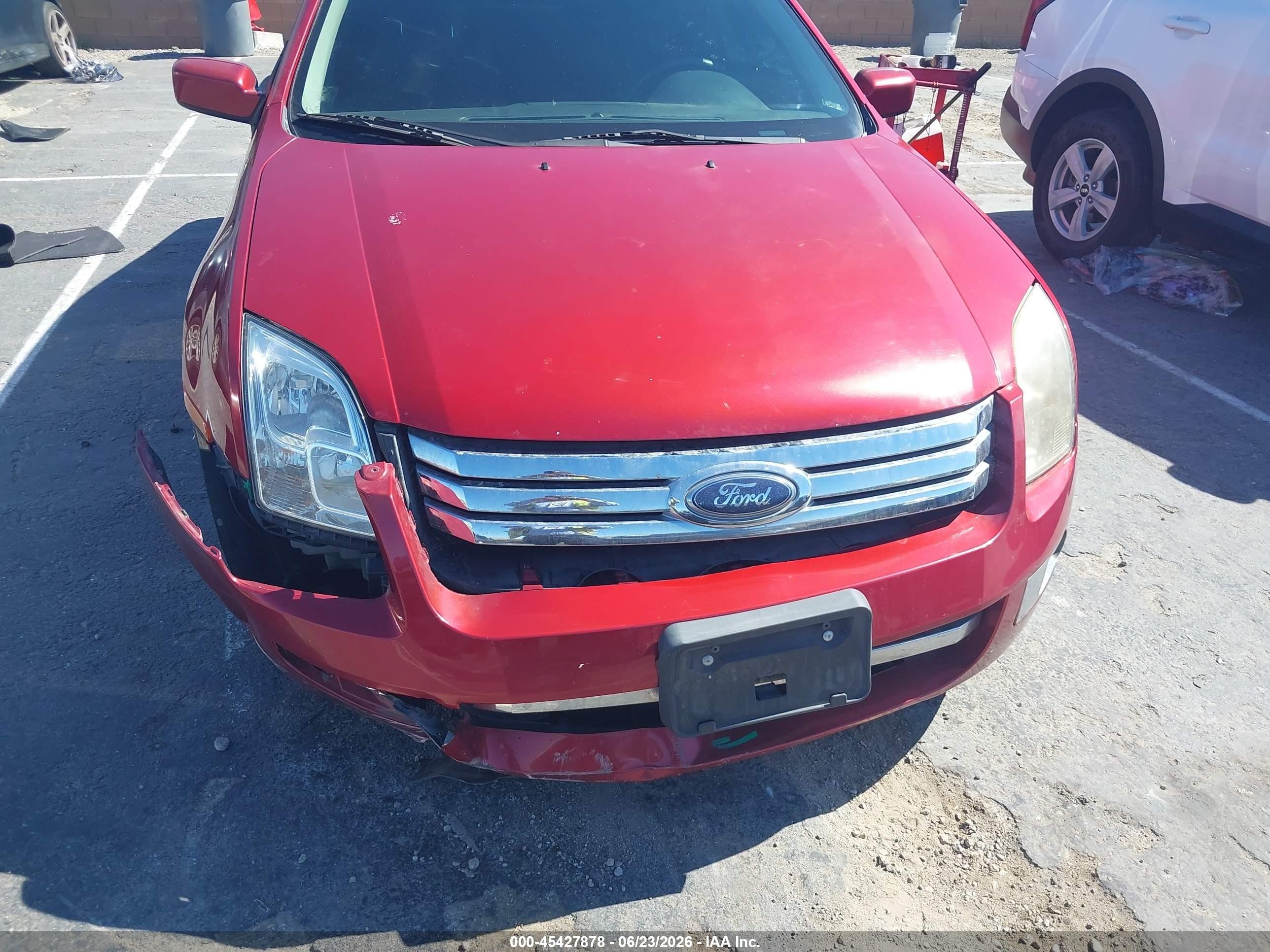 2008 Ford Fusion Sel Красный vin: 3FAHP08158R168200