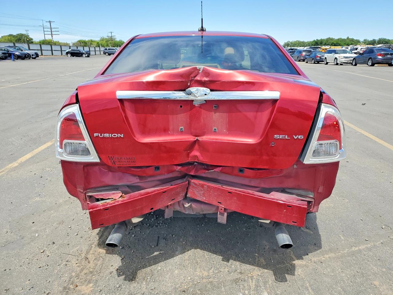 2009 Ford Fusion Sel Red vin: 3FAHP08159R101372
