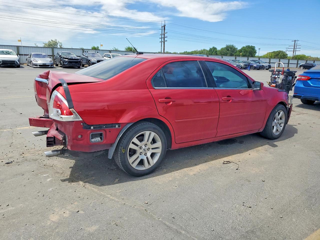 2009 Ford Fusion Sel Red vin: 3FAHP08159R101372